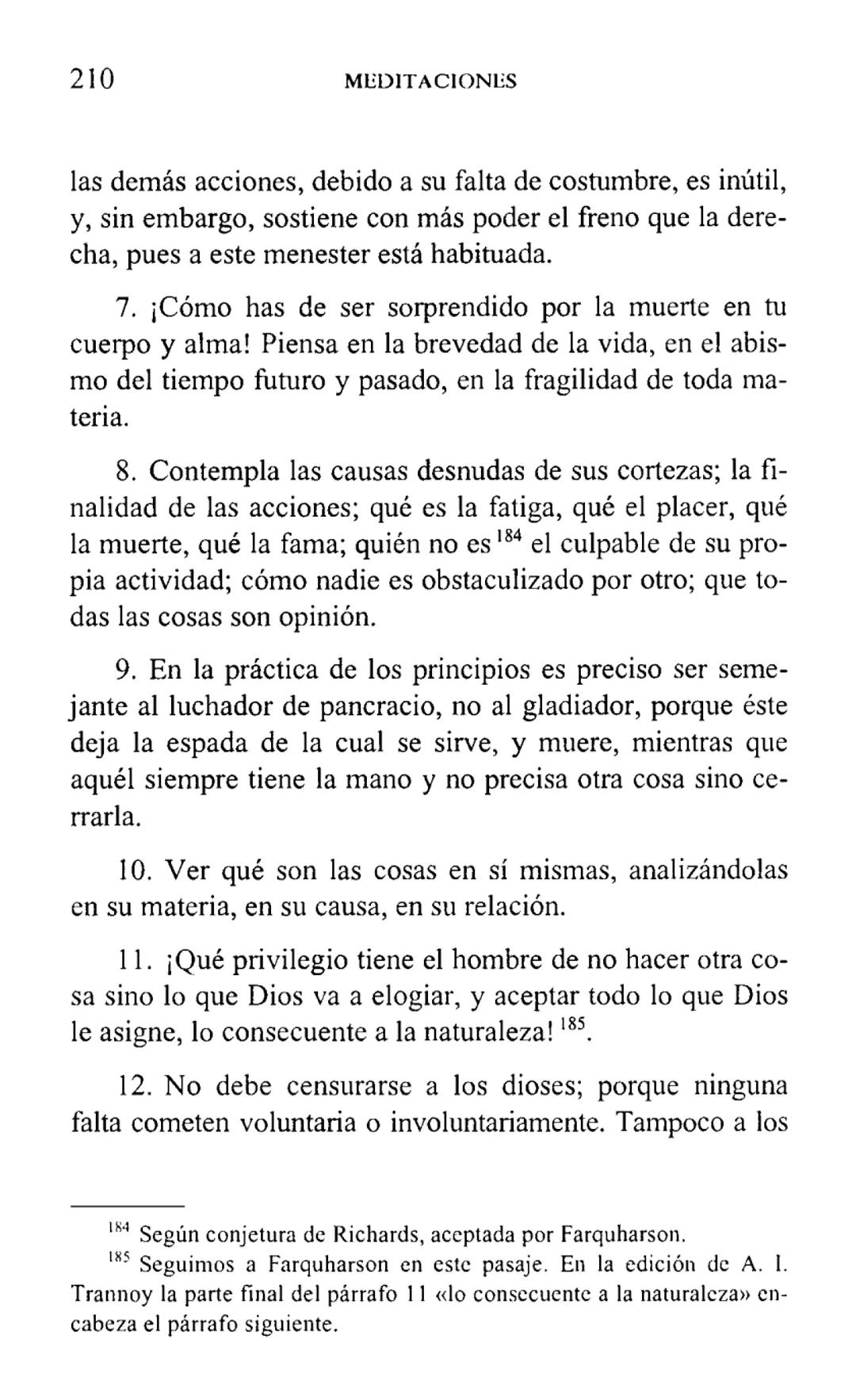 MARCO AURELIO
MEDITACIONES
BIBLIOTECA CLASICA GREDOS ## MEDITACIONES # BIBLIOTECA CLÁSICA GREDOS, 5 MARCO AURELIO
MEDITACIONES
INTRODUCC