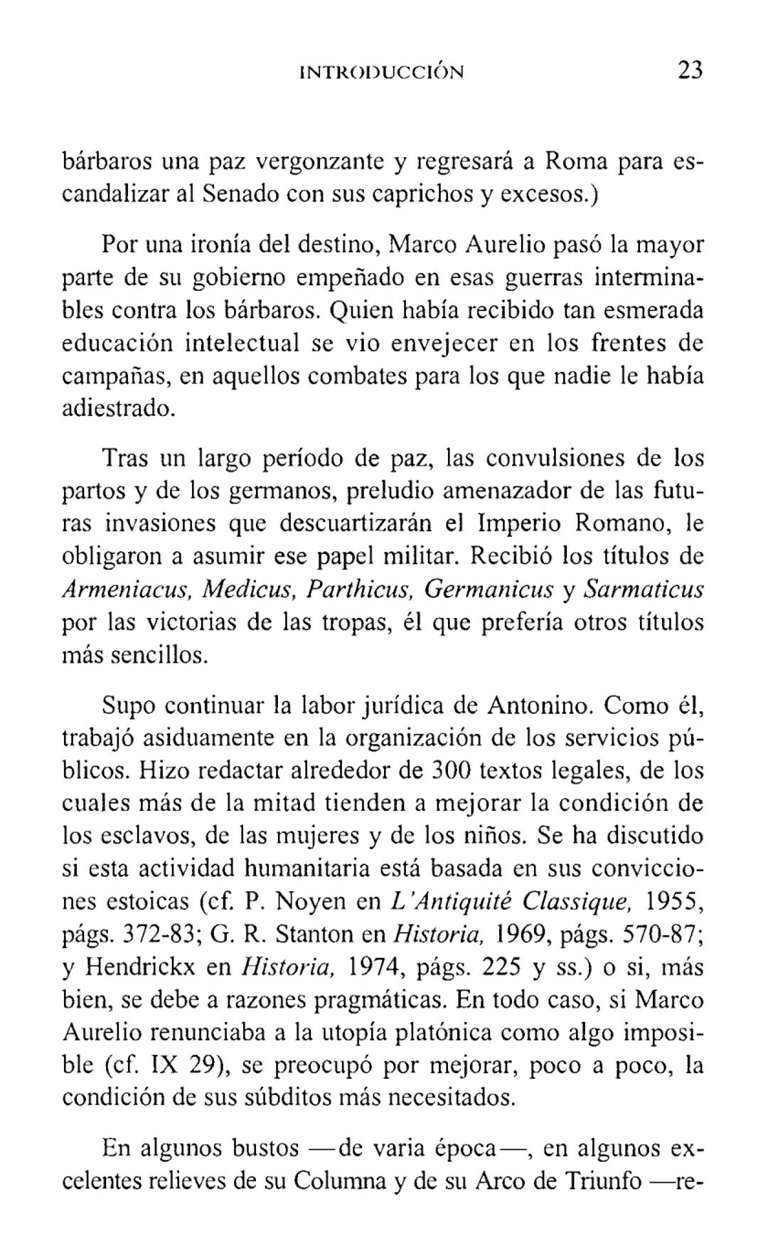 MARCO AURELIO
MEDITACIONES
BIBLIOTECA CLASICA GREDOS ## MEDITACIONES # BIBLIOTECA CLÁSICA GREDOS, 5 MARCO AURELIO
MEDITACIONES
INTRODUCC