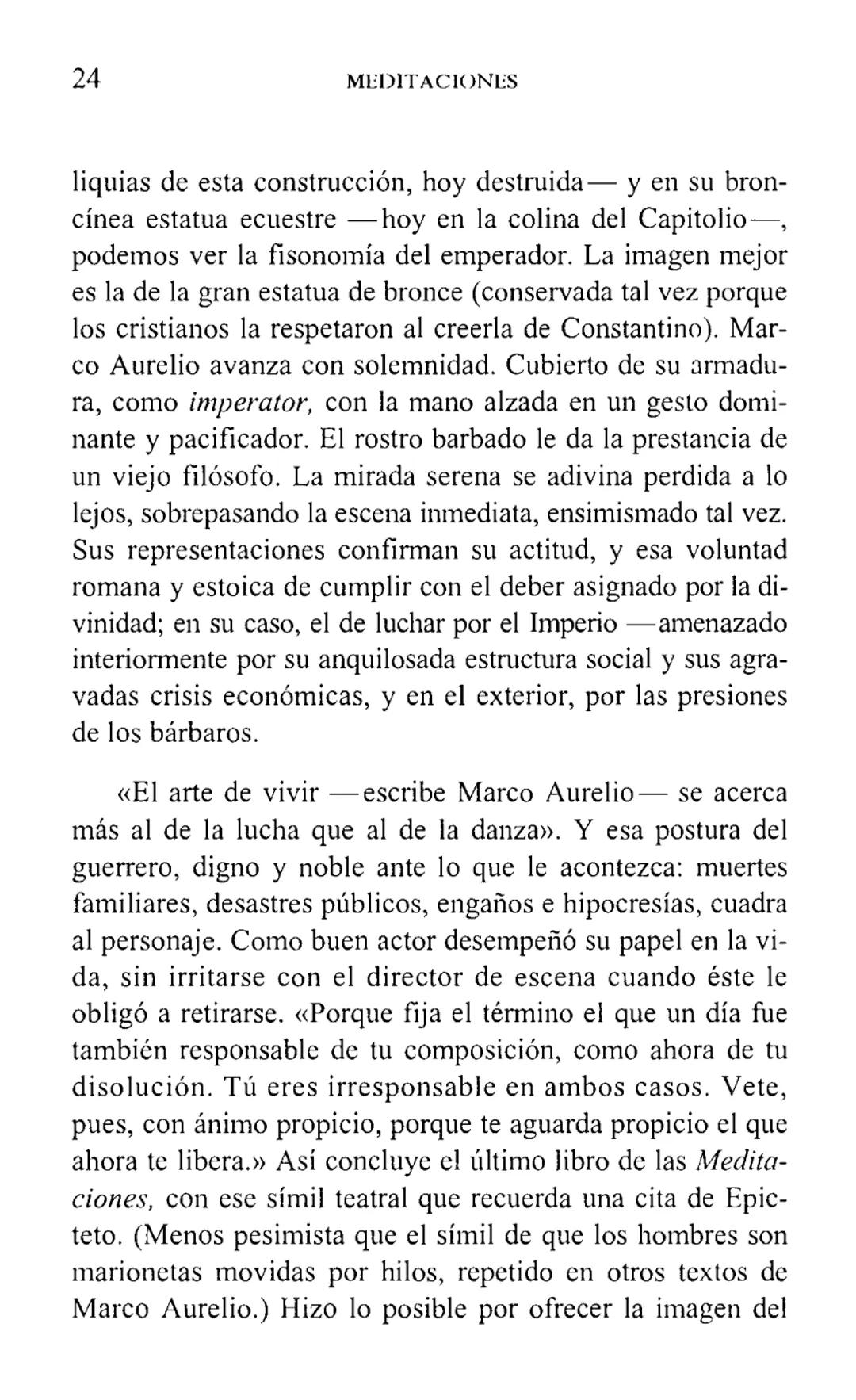 MARCO AURELIO
MEDITACIONES
BIBLIOTECA CLASICA GREDOS ## MEDITACIONES # BIBLIOTECA CLÁSICA GREDOS, 5 MARCO AURELIO
MEDITACIONES
INTRODUCC