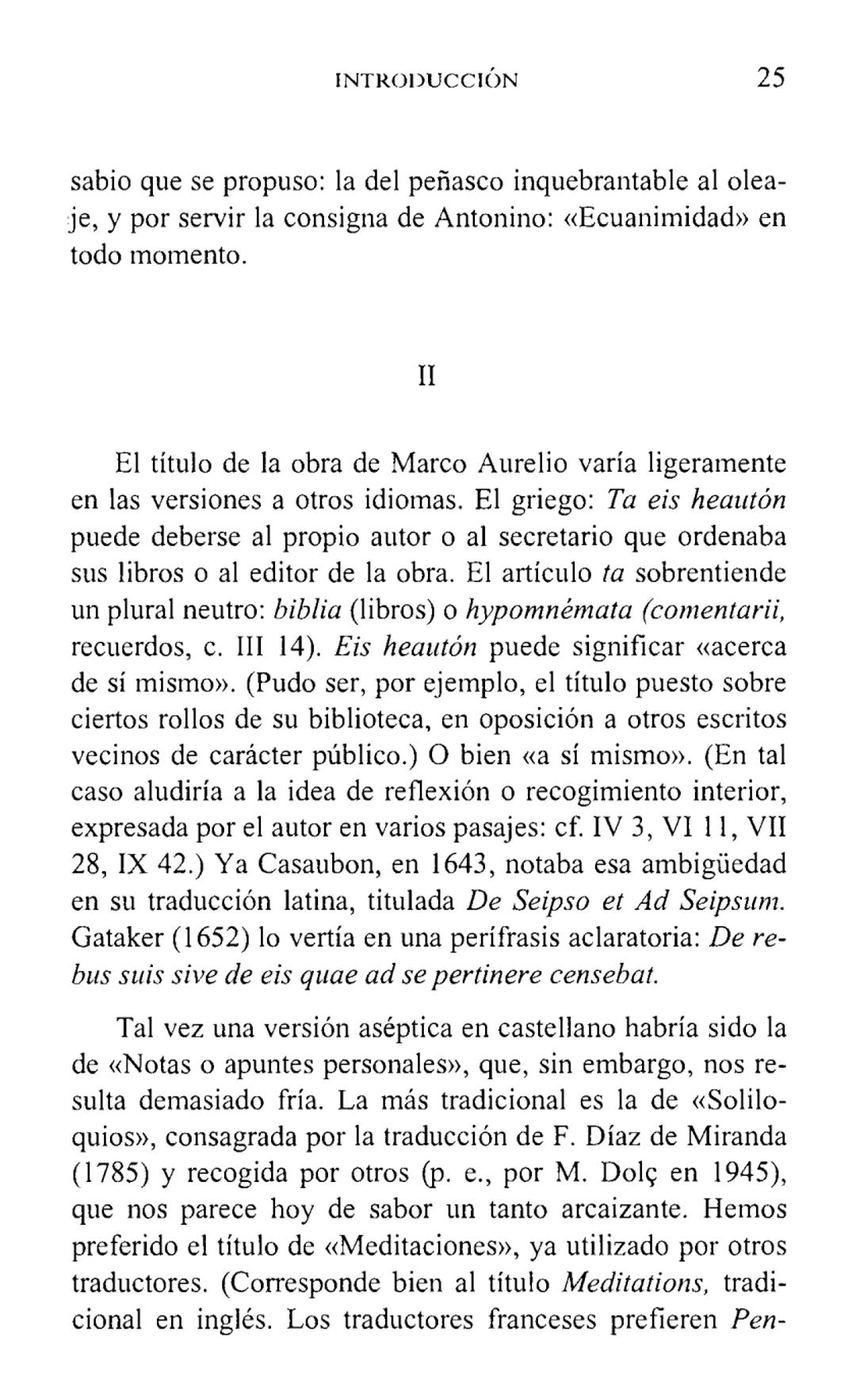 MARCO AURELIO
MEDITACIONES
BIBLIOTECA CLASICA GREDOS ## MEDITACIONES # BIBLIOTECA CLÁSICA GREDOS, 5 MARCO AURELIO
MEDITACIONES
INTRODUCC