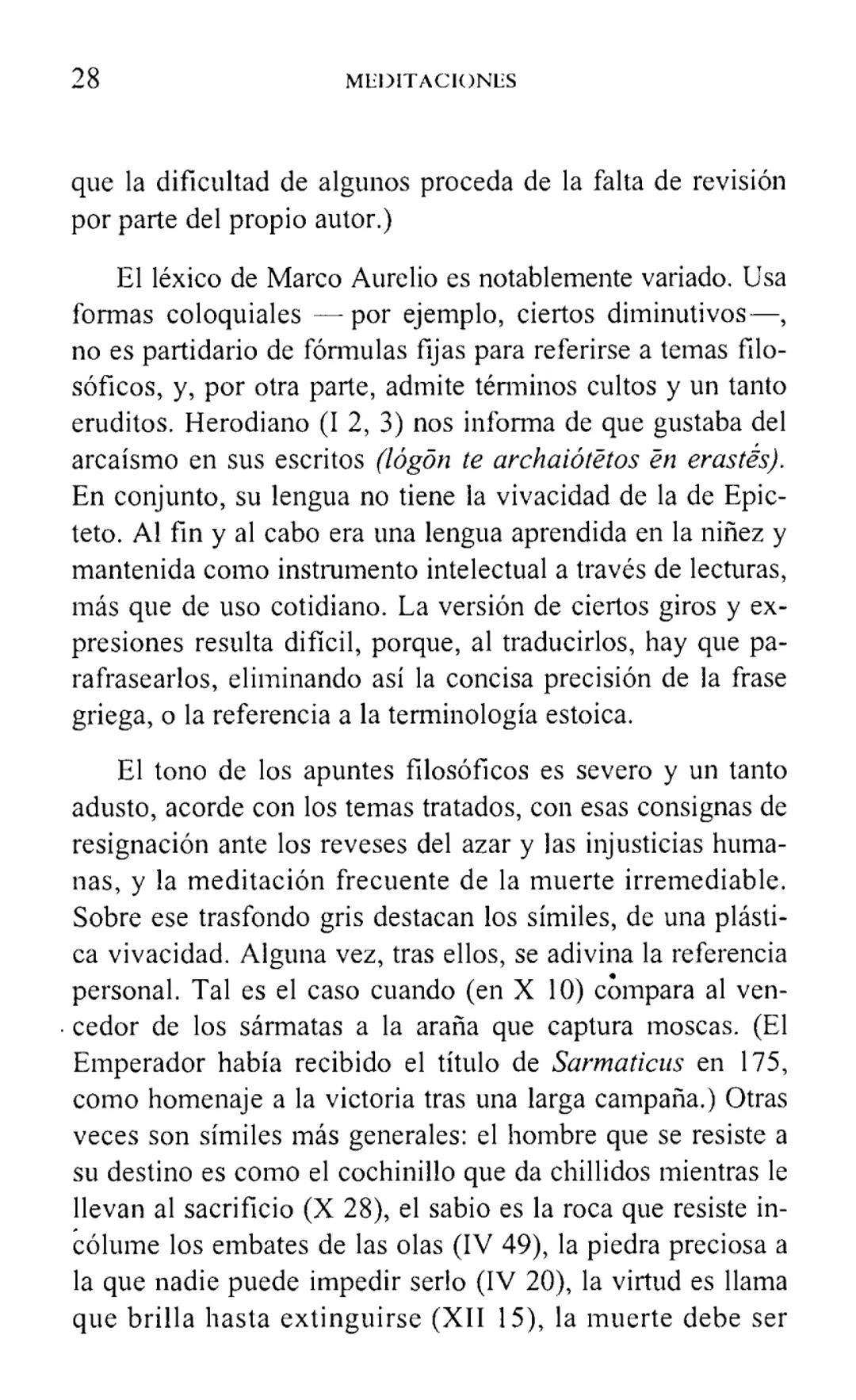MARCO AURELIO
MEDITACIONES
BIBLIOTECA CLASICA GREDOS ## MEDITACIONES # BIBLIOTECA CLÁSICA GREDOS, 5 MARCO AURELIO
MEDITACIONES
INTRODUCC