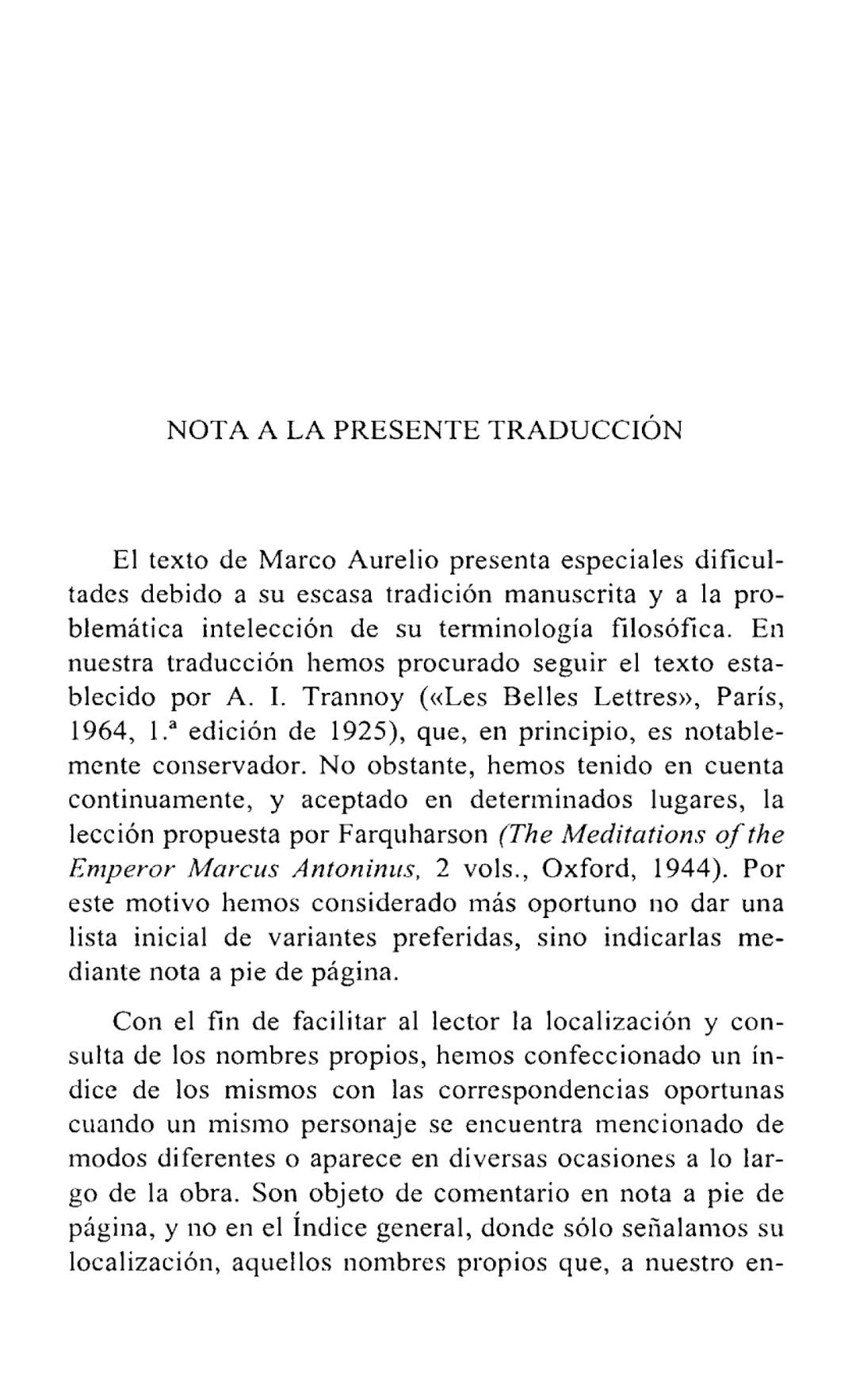 MARCO AURELIO
MEDITACIONES
BIBLIOTECA CLASICA GREDOS ## MEDITACIONES # BIBLIOTECA CLÁSICA GREDOS, 5 MARCO AURELIO
MEDITACIONES
INTRODUCC