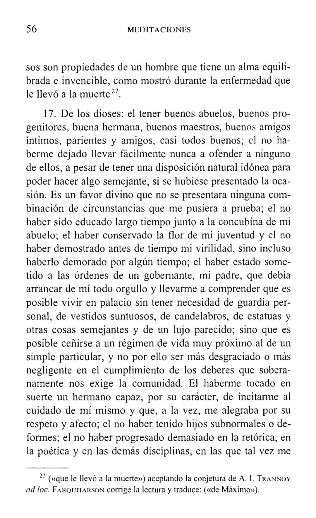 MARCO AURELIO
MEDITACIONES
BIBLIOTECA CLASICA GREDOS ## MEDITACIONES # BIBLIOTECA CLÁSICA GREDOS, 5 MARCO AURELIO
MEDITACIONES
INTRODUCC