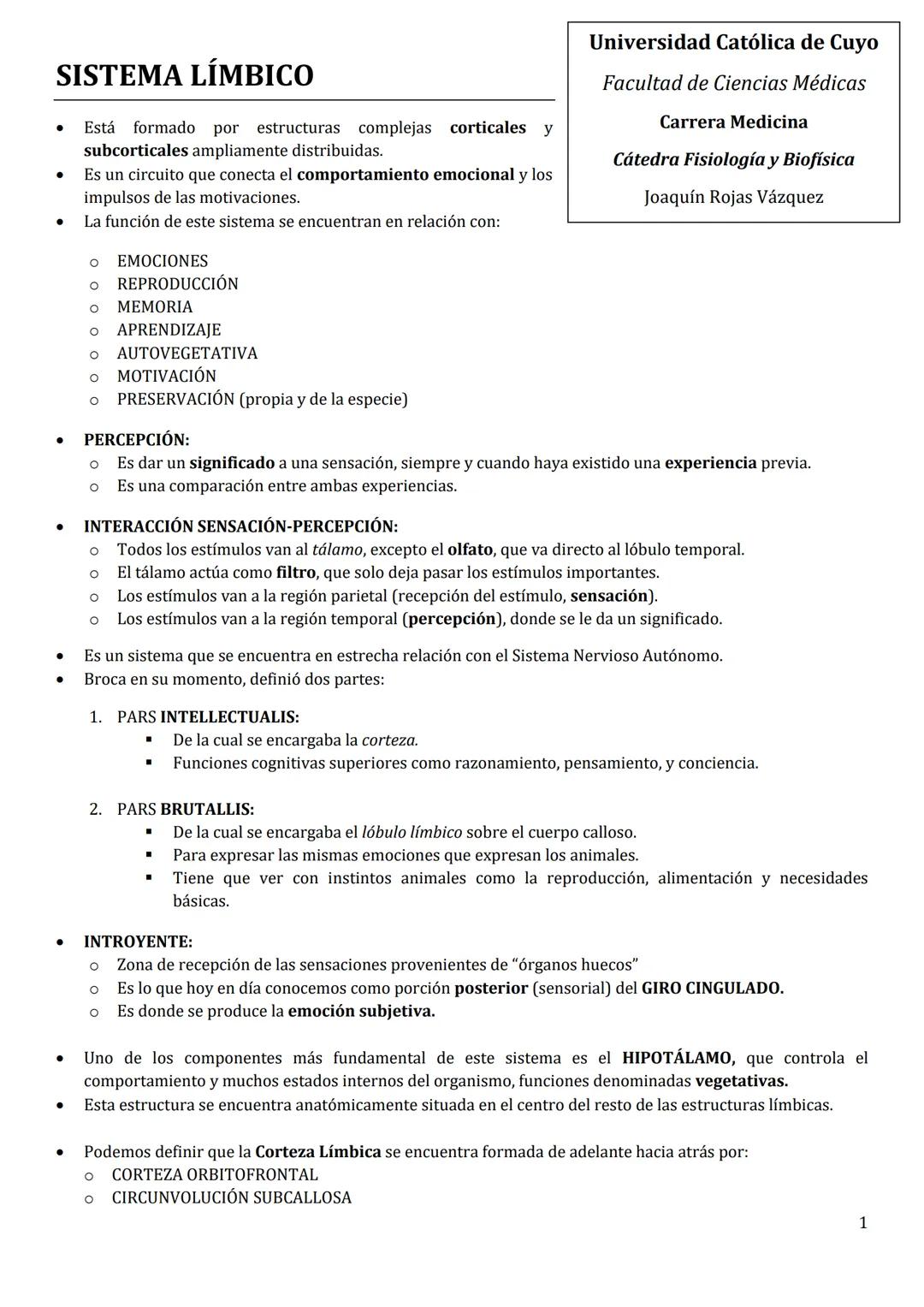 # SISTEMA LÍMBICO
* Está formado por estructuras complejas corticales y
subcorticales ampliamente distribuidas.
* Es un circuito que conect