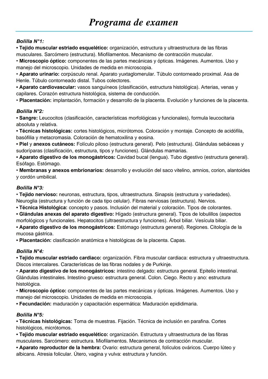 # Histología y embriología
Facultad de ciencias
agrarias y veterinarias
Resúmenes
Año 2019 Índice
• Unidad N°1:
- Microscopio óptico....