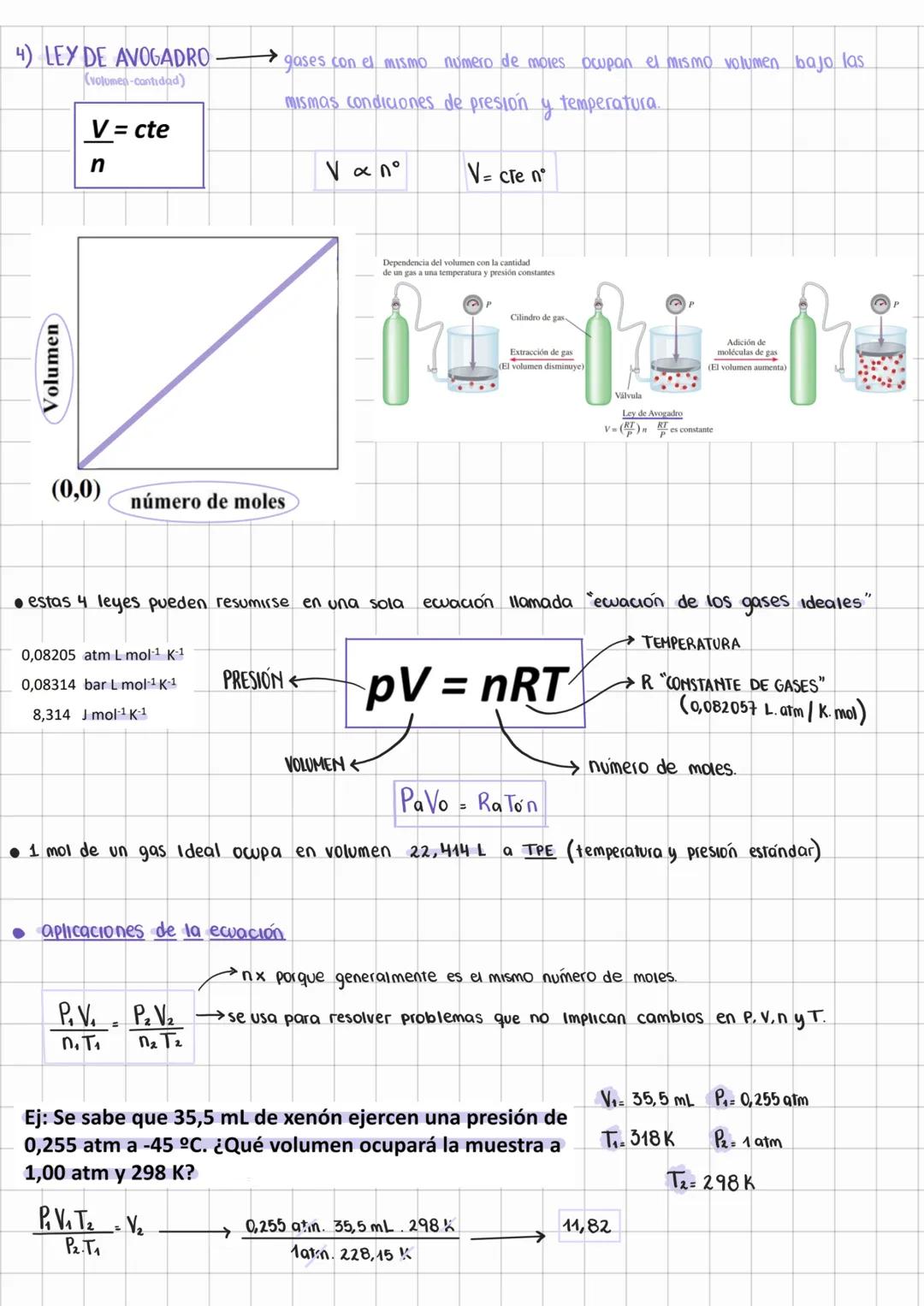 # ESTADO GASEOSO
1.Los gases tienen ciertas características que lo identifican:
1) adoptan la forma y el volumen del recipiente que los con
