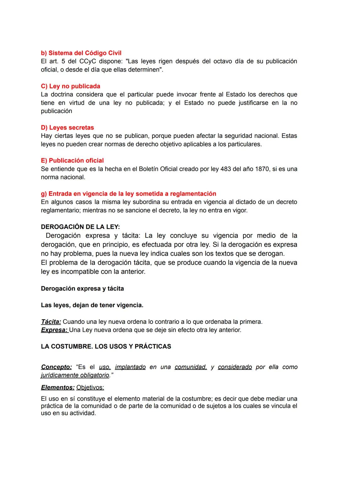 # UNIDAD 1
El Derecho: Es el conjunto de las normas jurídicas vigentes en una sociedad y que
conforman un sistema.
Derecho objetivo: Conjun