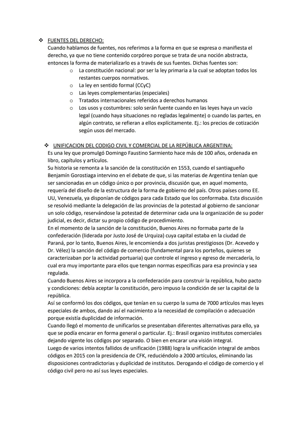 # UNIDAD N°1: ANTECEDENTES Y EVOLUCIÓN DEL DERECHO COMERCIAL - LA UNIFICACIÓN
DEL CÓDIGO CIVIL Y COMERCIAL DE LA NACIÓN - LA EMPRESA.
CONCE