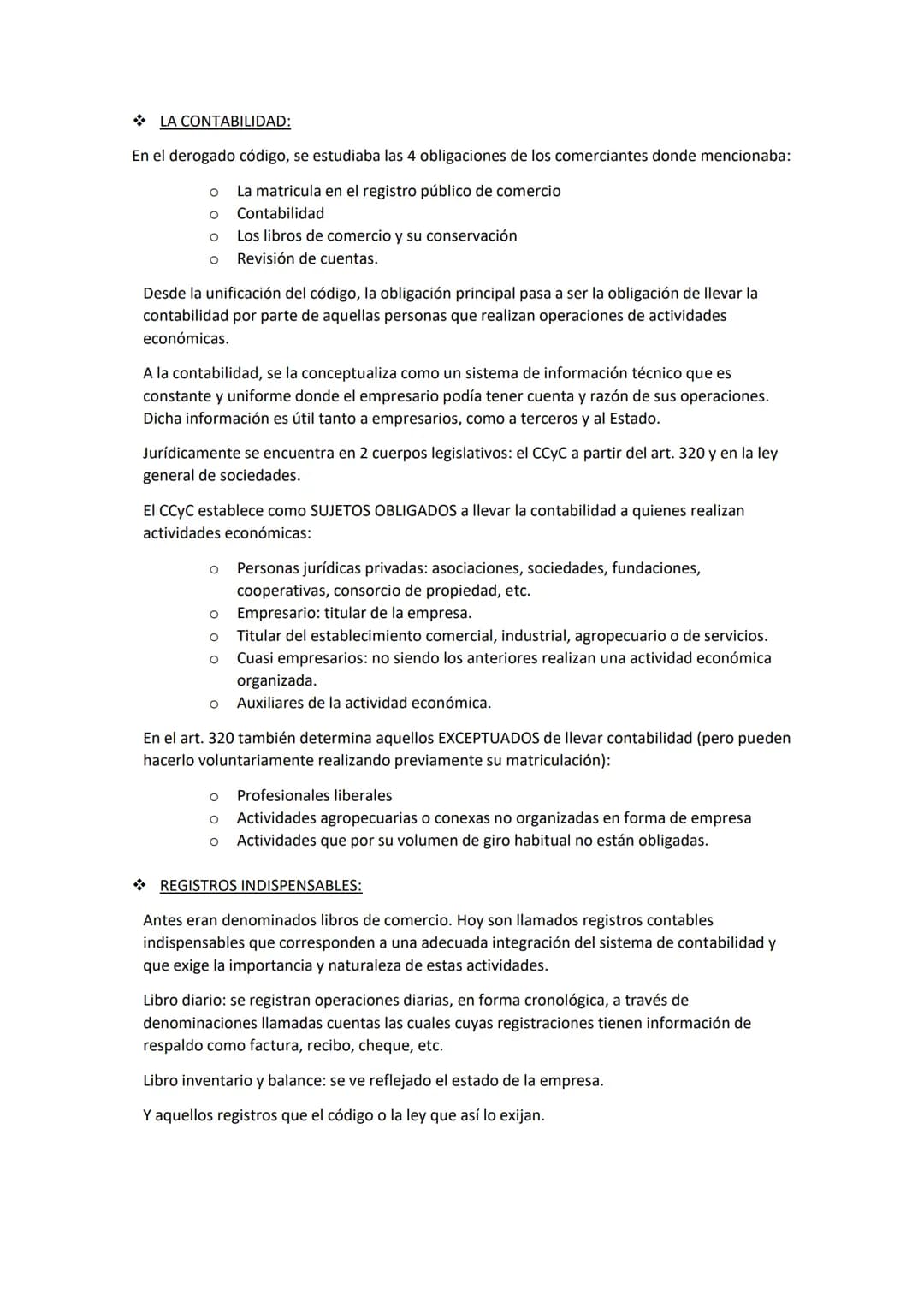 # UNIDAD N°1: ANTECEDENTES Y EVOLUCIÓN DEL DERECHO COMERCIAL - LA UNIFICACIÓN
DEL CÓDIGO CIVIL Y COMERCIAL DE LA NACIÓN - LA EMPRESA.
CONCE