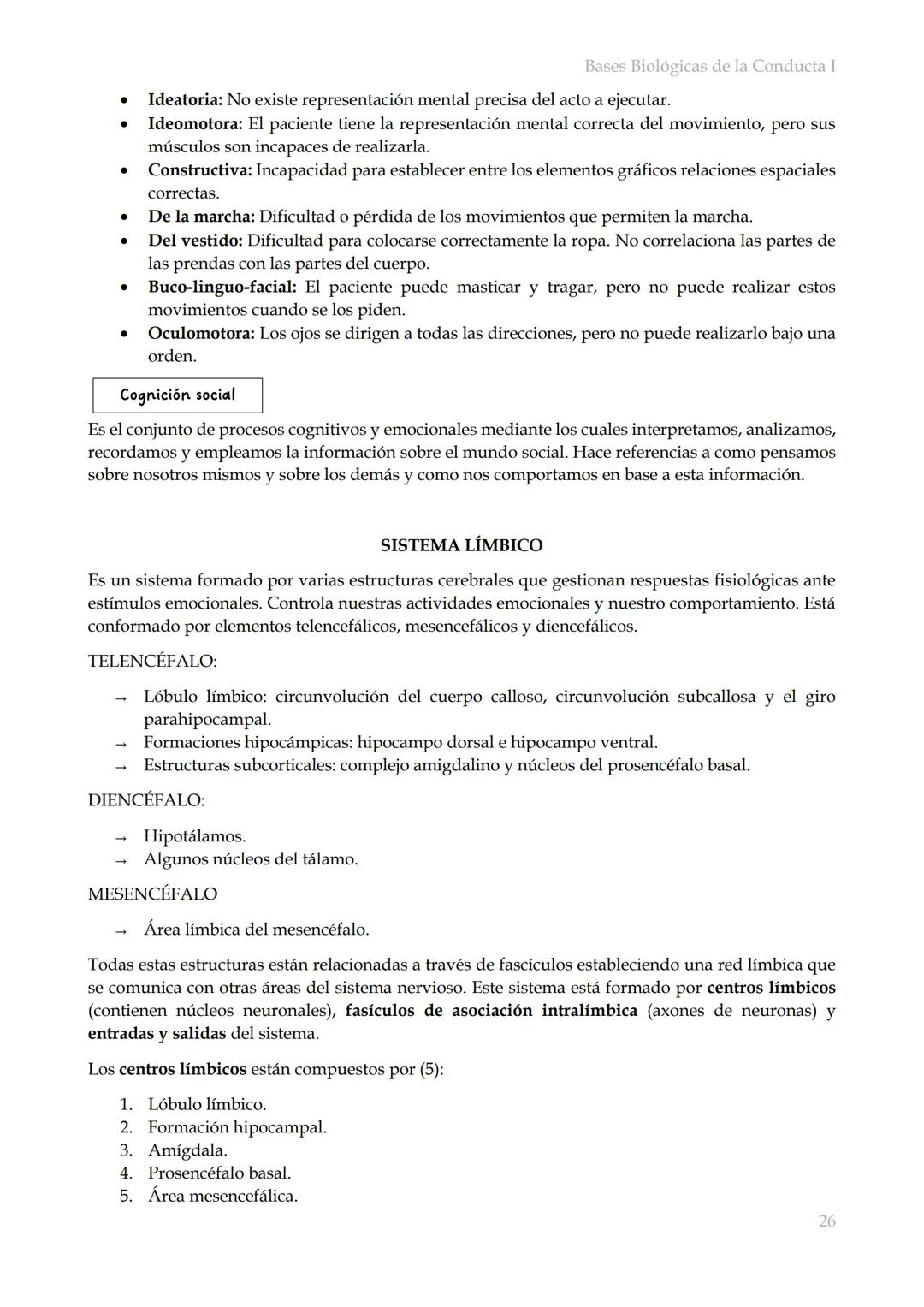 # Bases Biológicas de la Conducta I
Bases biológicas de la conducta I
SISITEMA NERVIOSO
Es el conjunto de formaciones anatómicas que tien