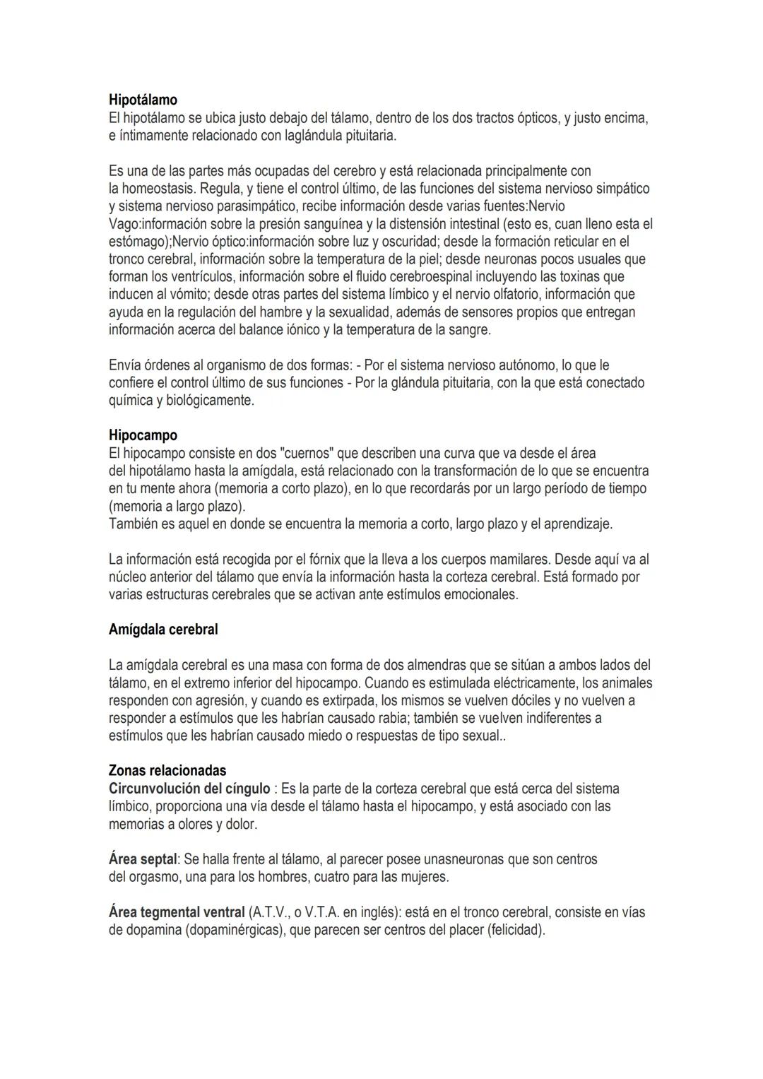 # EL SISTEMA LÍMBICO
Sistema Limbico
Giro
cingulado
Fornix
Glándula
pineal
Amigdala-
Cuerpo
mamilar
Tálamo
Pituitaria Hipotalamo Hipo