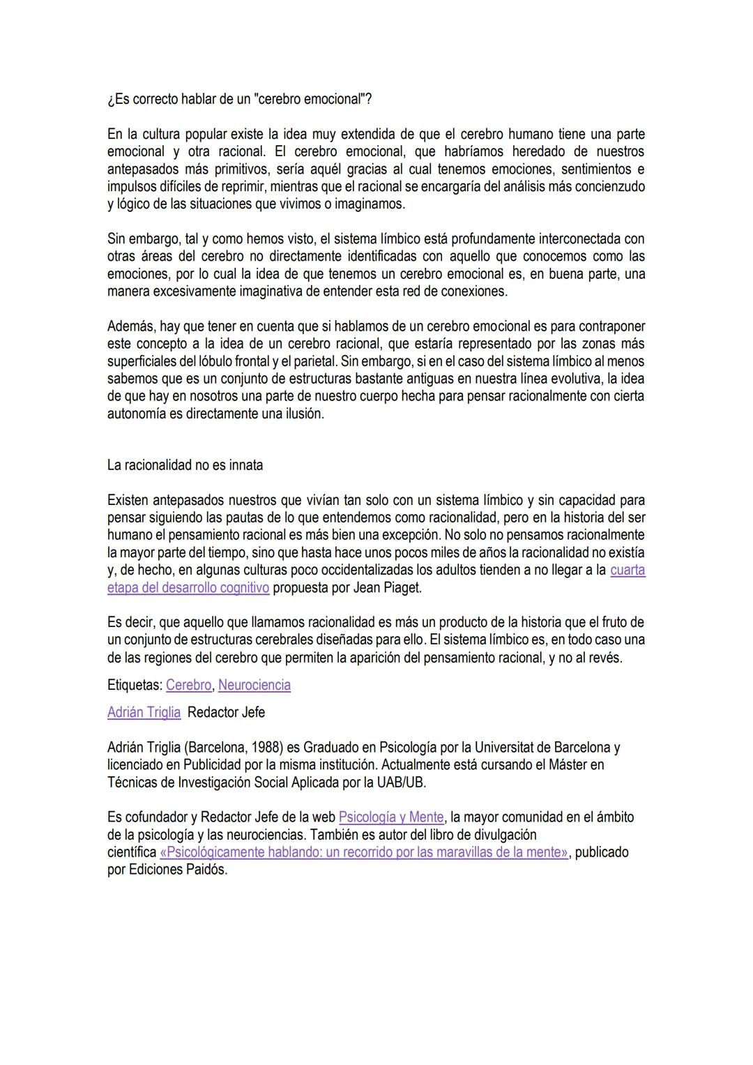 # EL SISTEMA LÍMBICO
Sistema Limbico
Giro
cingulado
Fornix
Glándula
pineal
Amigdala-
Cuerpo
mamilar
Tálamo
Pituitaria Hipotalamo Hipo
