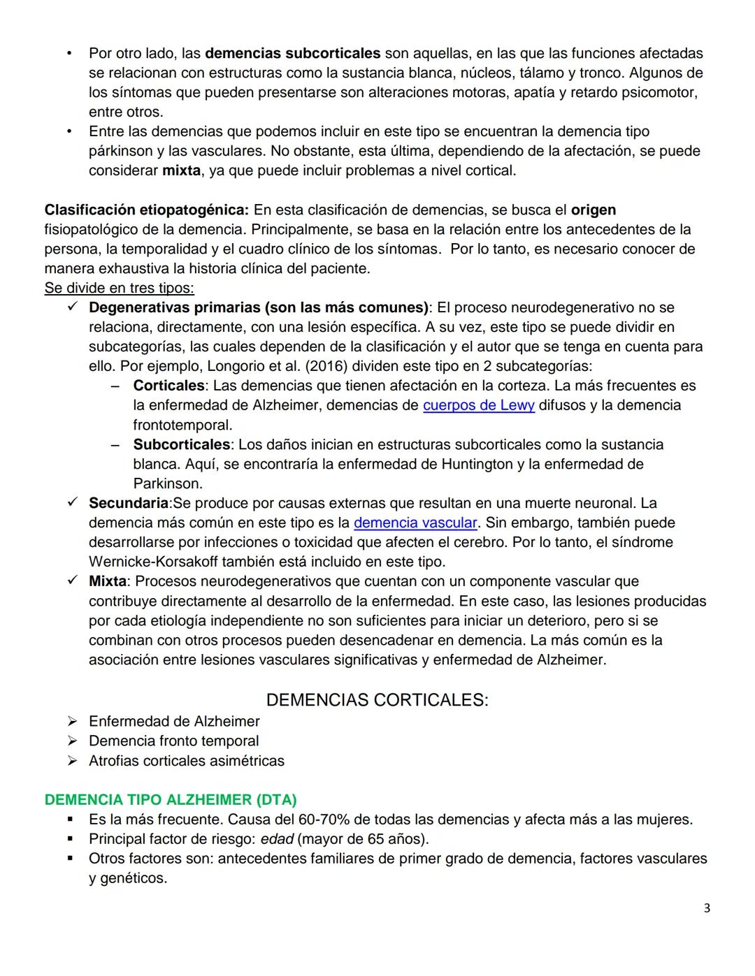 # SUPER RESUMEN: DEMENCIAS
* Demencias/Deterioro Cognitivo (DCL)
DEMENCIA: El deterioro progresivo de las FUNCIONES COGNITIVAS y como co