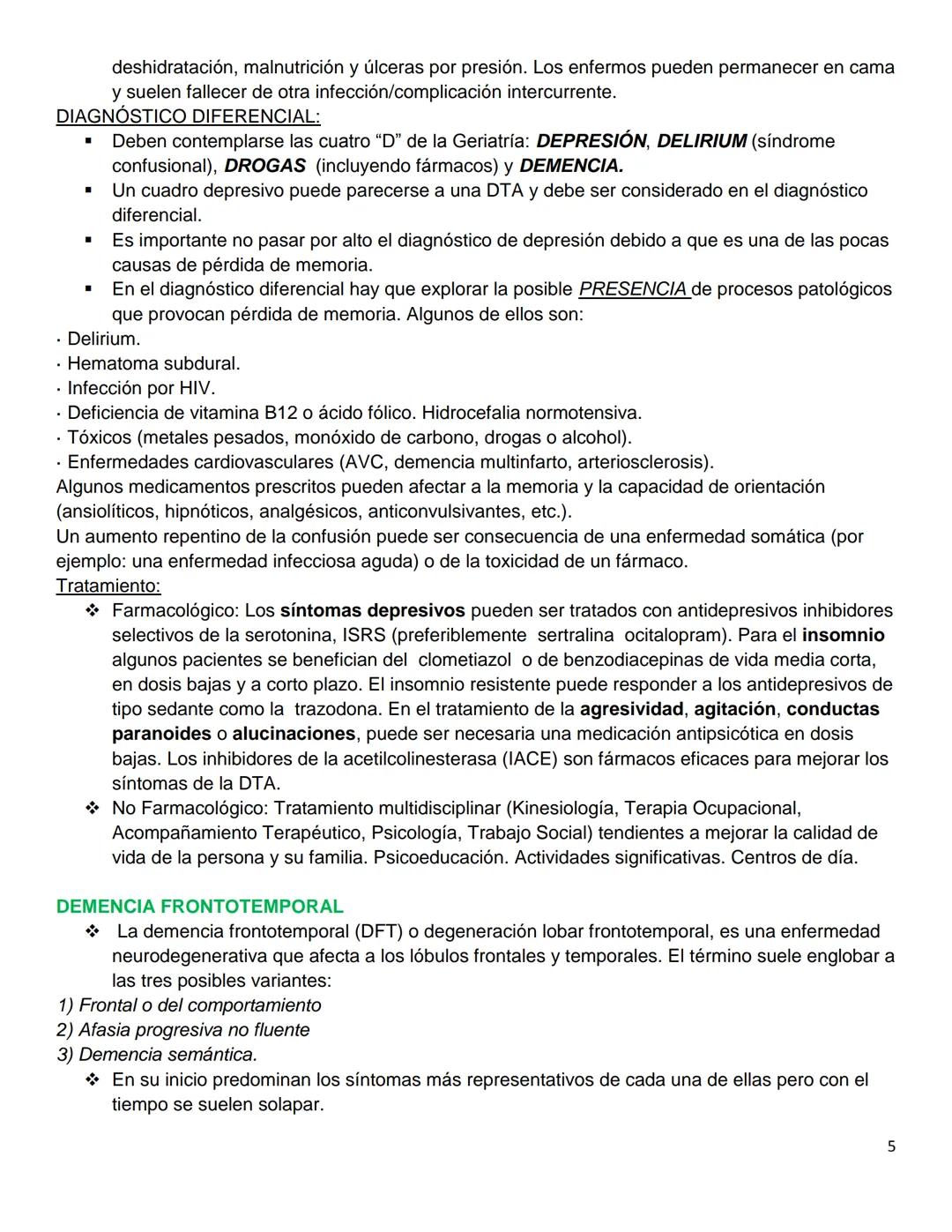 # SUPER RESUMEN: DEMENCIAS
* Demencias/Deterioro Cognitivo (DCL)
DEMENCIA: El deterioro progresivo de las FUNCIONES COGNITIVAS y como co