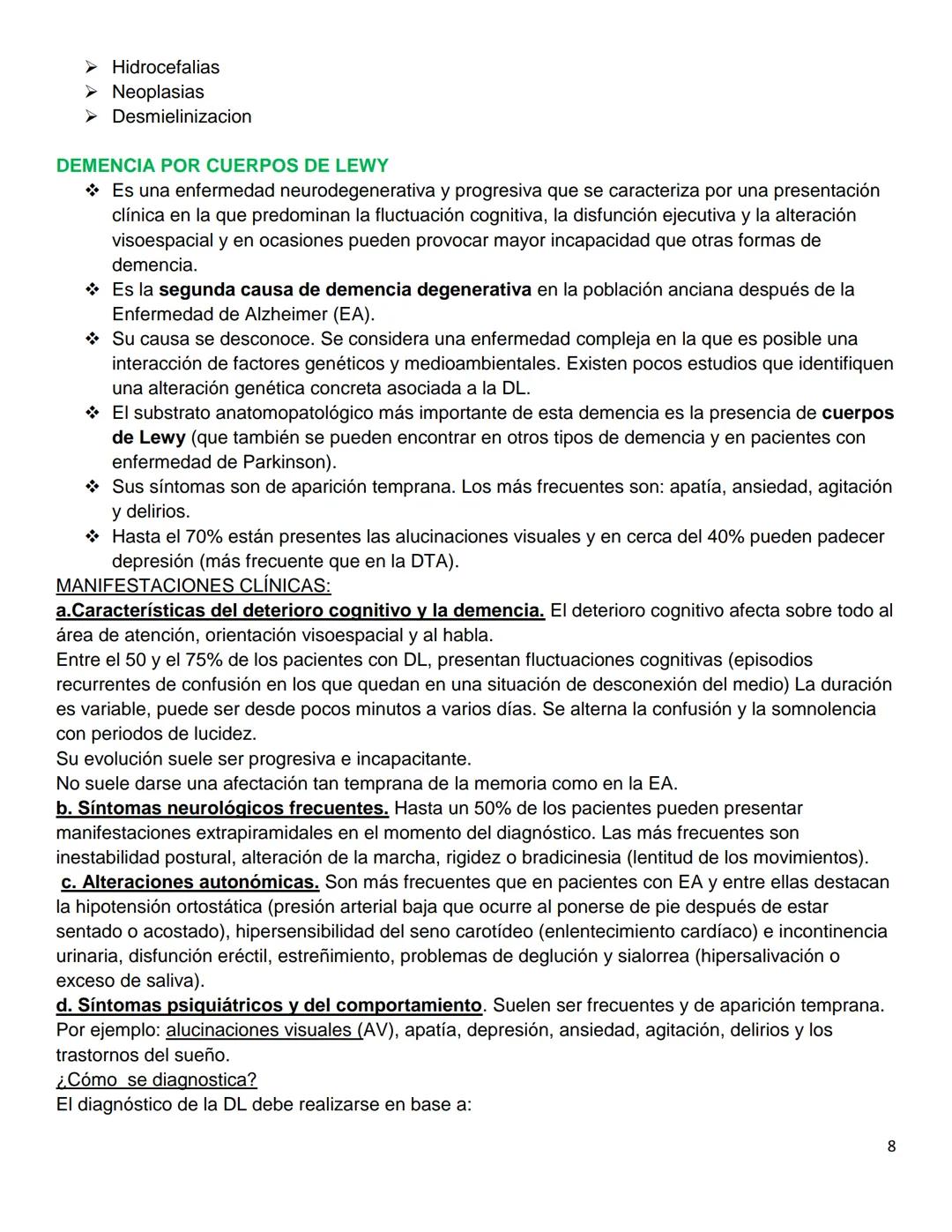 # SUPER RESUMEN: DEMENCIAS
* Demencias/Deterioro Cognitivo (DCL)
DEMENCIA: El deterioro progresivo de las FUNCIONES COGNITIVAS y como co