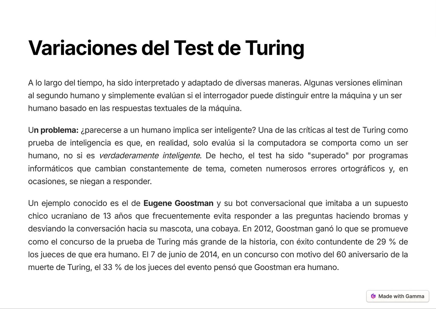 # Historia de la IA
Desde Turing a la Actualidad
"El éxito en la creación de IA sería el mayor evento en la historia humana. Desafortunada