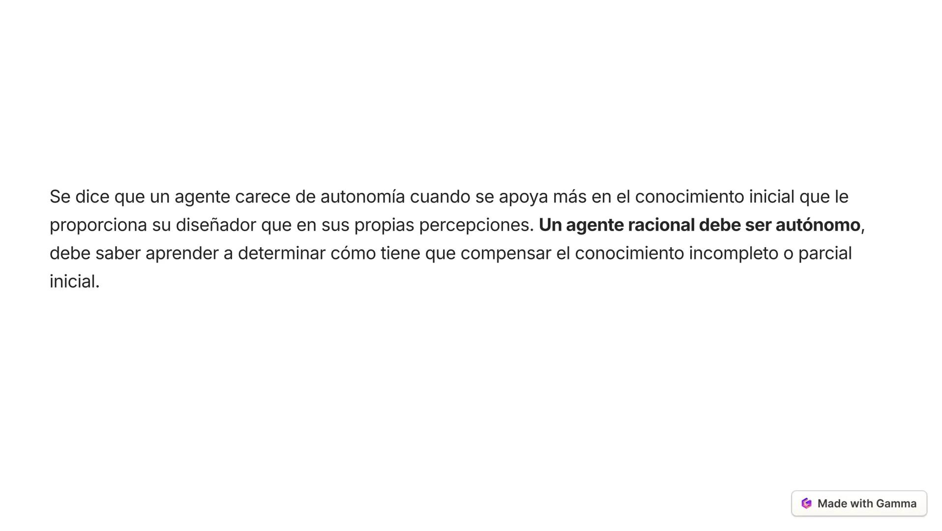 Inteligencia Artificial
Made with Gamma --- OCR Start ---
Conceptos relacionados con la IA
Inteligencia Artificial
La IA es la capacidad de