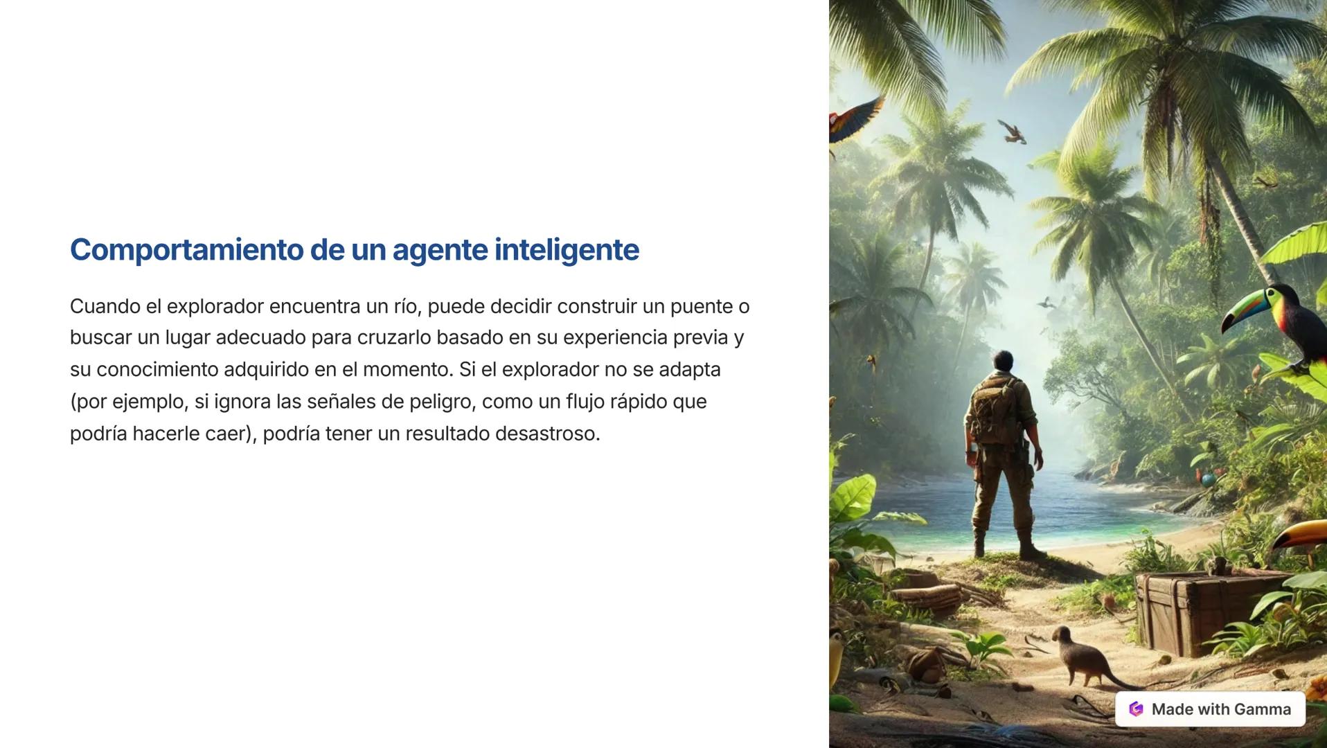 Inteligencia Artificial
Made with Gamma --- OCR Start ---
Conceptos relacionados con la IA
Inteligencia Artificial
La IA es la capacidad de