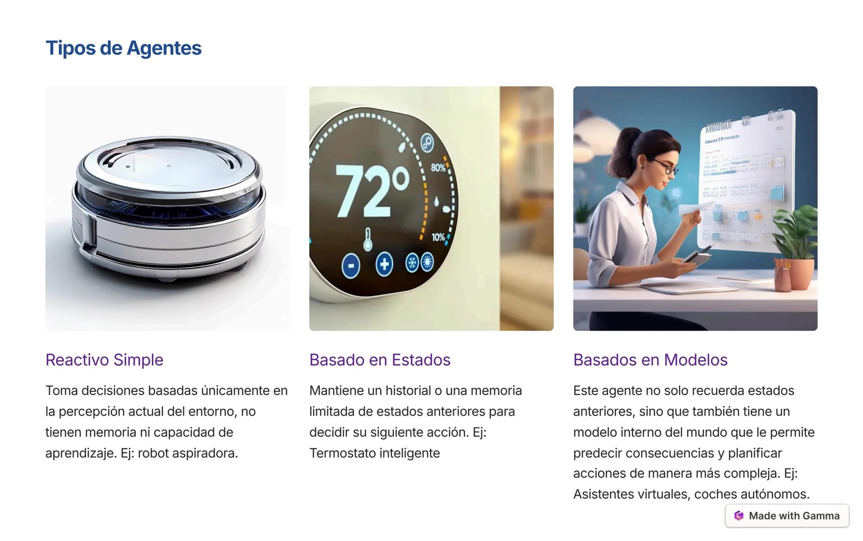 Inteligencia Artificial
Made with Gamma --- OCR Start ---
Conceptos relacionados con la IA
Inteligencia Artificial
La IA es la capacidad de