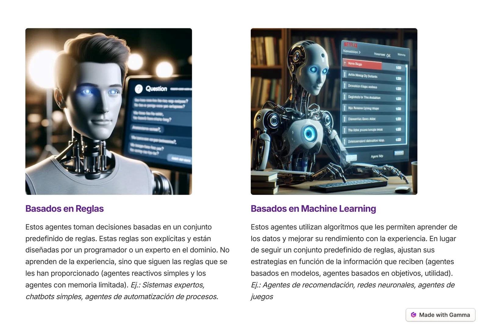 Inteligencia Artificial
Made with Gamma --- OCR Start ---
Conceptos relacionados con la IA
Inteligencia Artificial
La IA es la capacidad de
