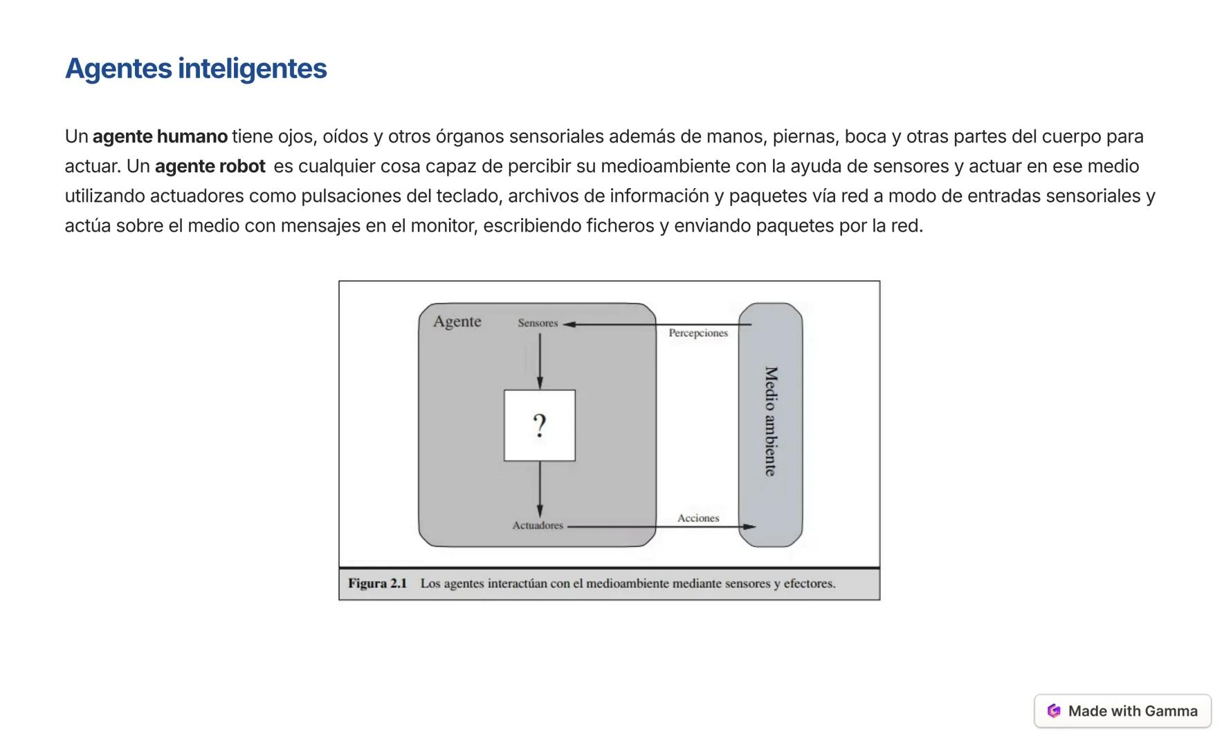 Inteligencia Artificial
Made with Gamma --- OCR Start ---
Conceptos relacionados con la IA
Inteligencia Artificial
La IA es la capacidad de
