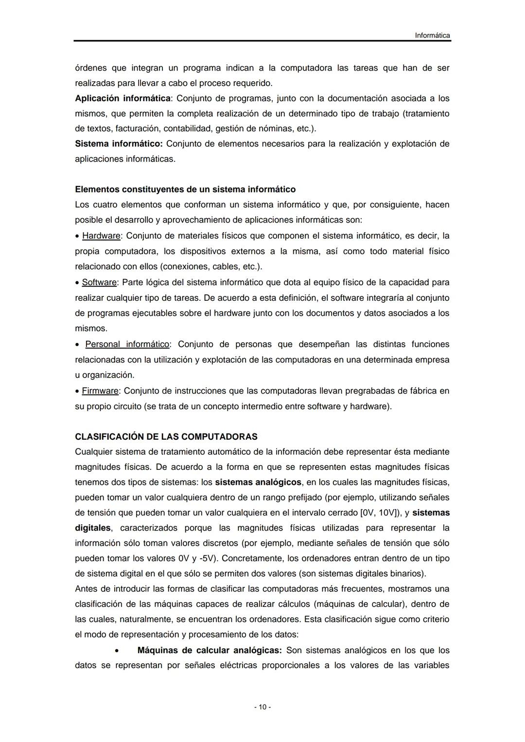 UNIVERSIDAD NACIONAL DE
SANTIAGO DEL ESTERO
Facultad de Ciencias Exactas y
Tecnologías
Departamento de Informática
Asignatura: INFORMÁTIC
