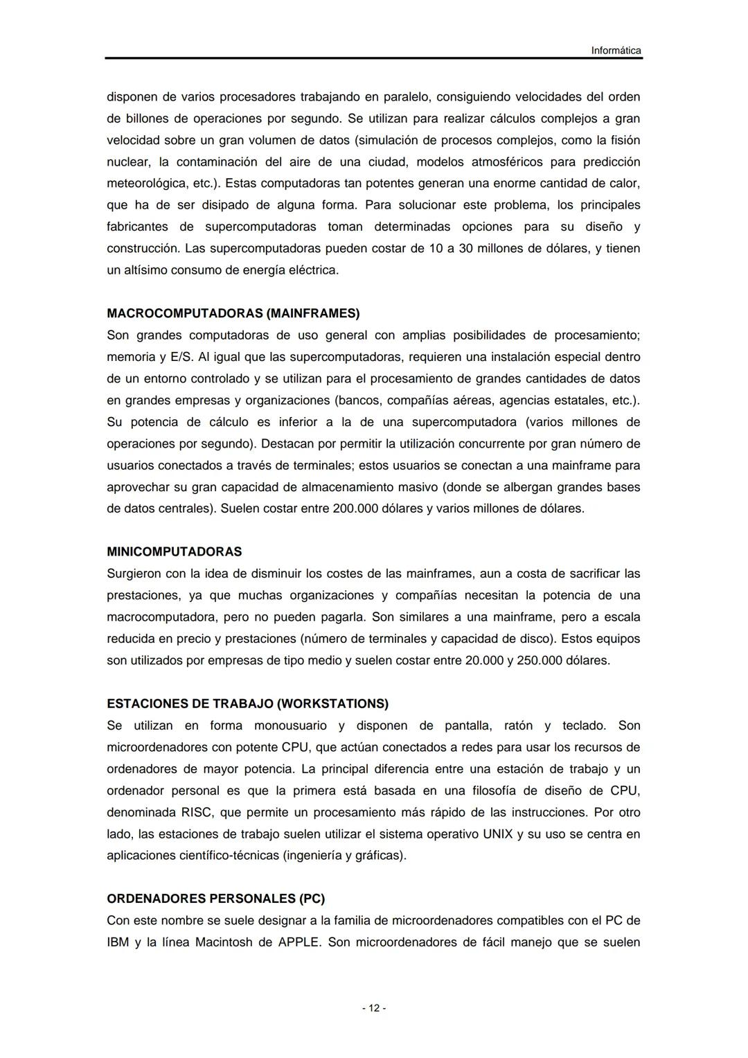 UNIVERSIDAD NACIONAL DE
SANTIAGO DEL ESTERO
Facultad de Ciencias Exactas y
Tecnologías
Departamento de Informática
Asignatura: INFORMÁTIC