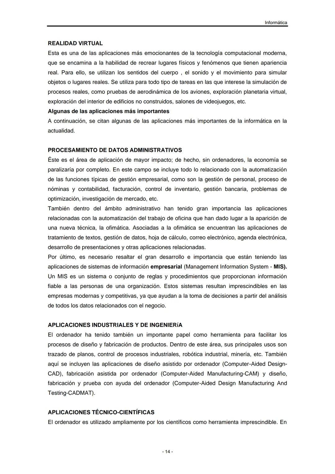 UNIVERSIDAD NACIONAL DE
SANTIAGO DEL ESTERO
Facultad de Ciencias Exactas y
Tecnologías
Departamento de Informática
Asignatura: INFORMÁTIC
