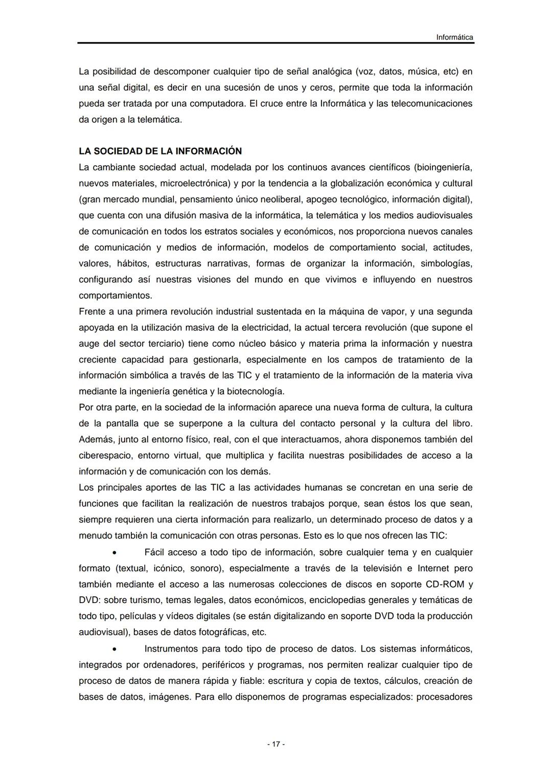 UNIVERSIDAD NACIONAL DE
SANTIAGO DEL ESTERO
Facultad de Ciencias Exactas y
Tecnologías
Departamento de Informática
Asignatura: INFORMÁTIC