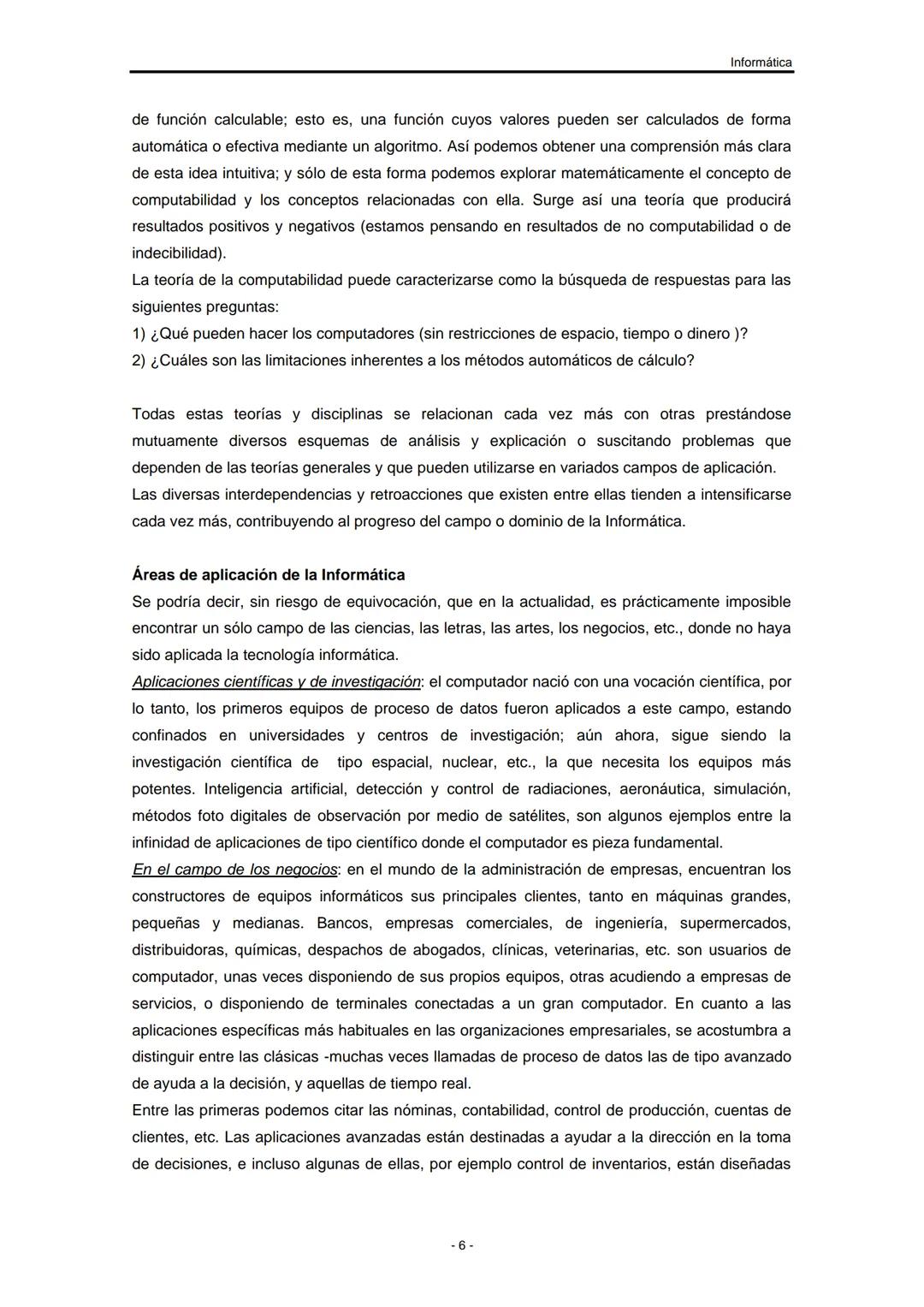 UNIVERSIDAD NACIONAL DE
SANTIAGO DEL ESTERO
Facultad de Ciencias Exactas y
Tecnologías
Departamento de Informática
Asignatura: INFORMÁTIC