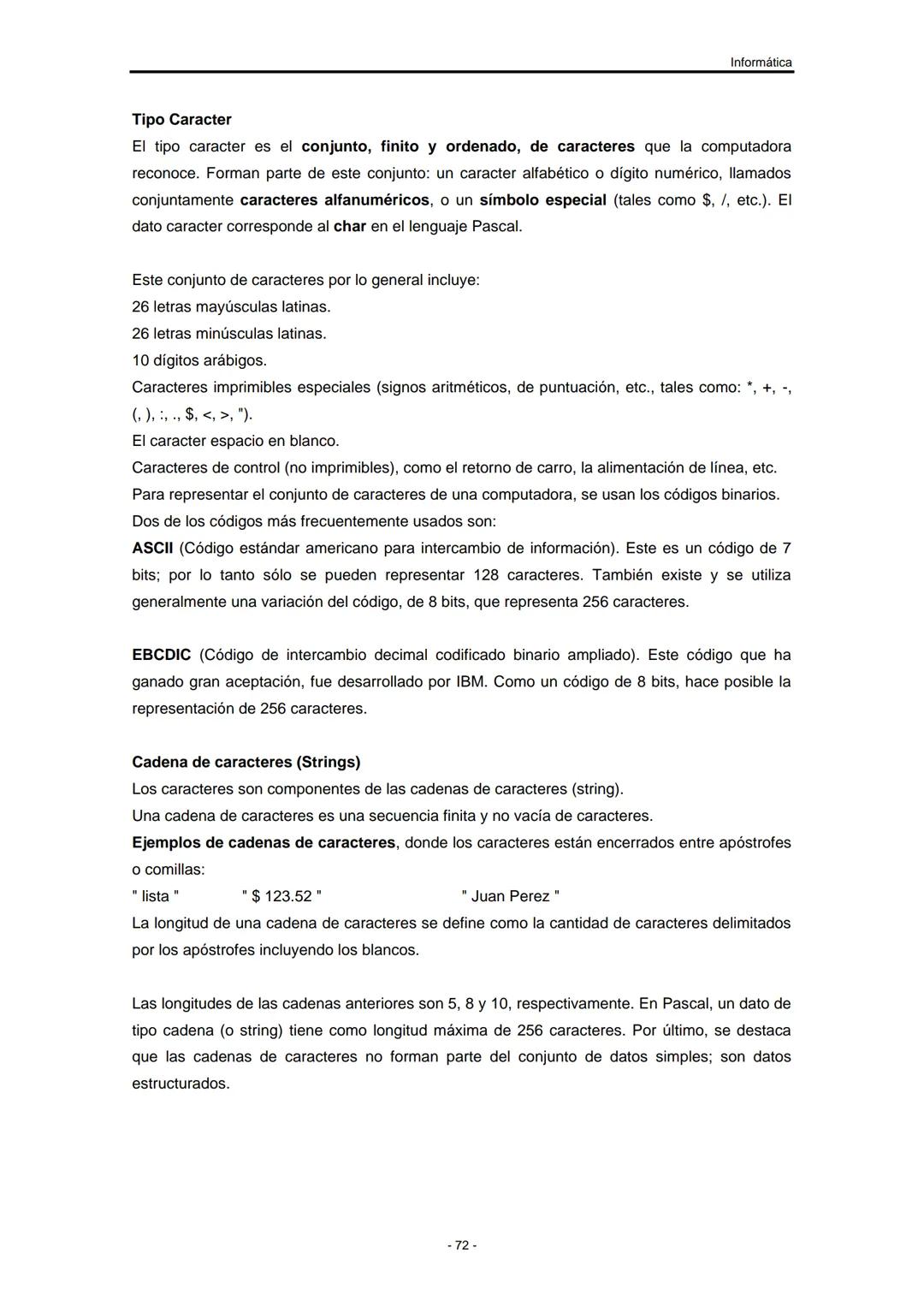 UNIVERSIDAD NACIONAL DE
SANTIAGO DEL ESTERO
Facultad de Ciencias Exactas y
Tecnologías
Departamento de Informática
Asignatura: INFORMÁTIC