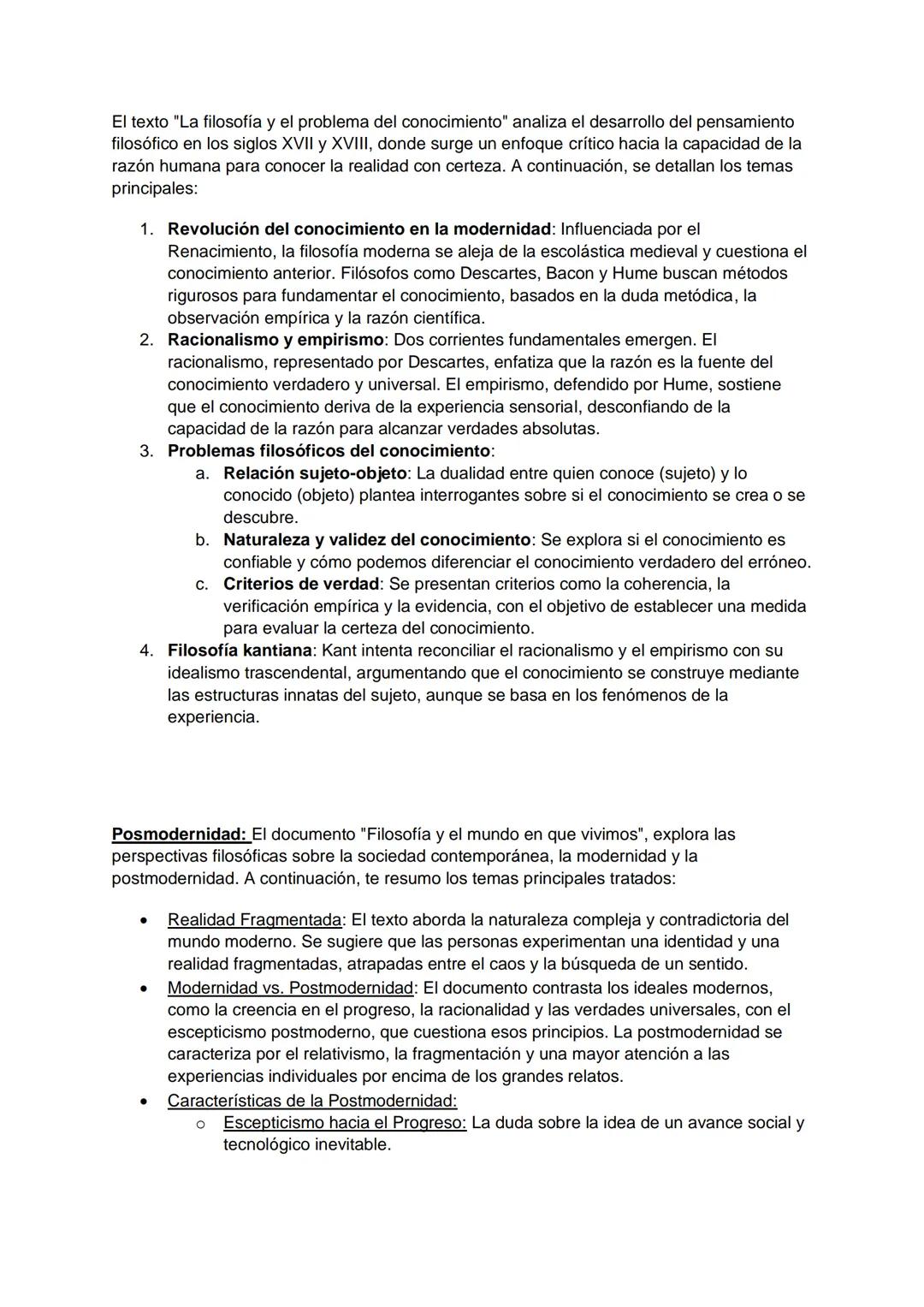 # Resumen Filosofia:
Definición: La palabra Filosofía surge de la expresión "amor al saber" y algunos la
definen como la "madre de las cienc