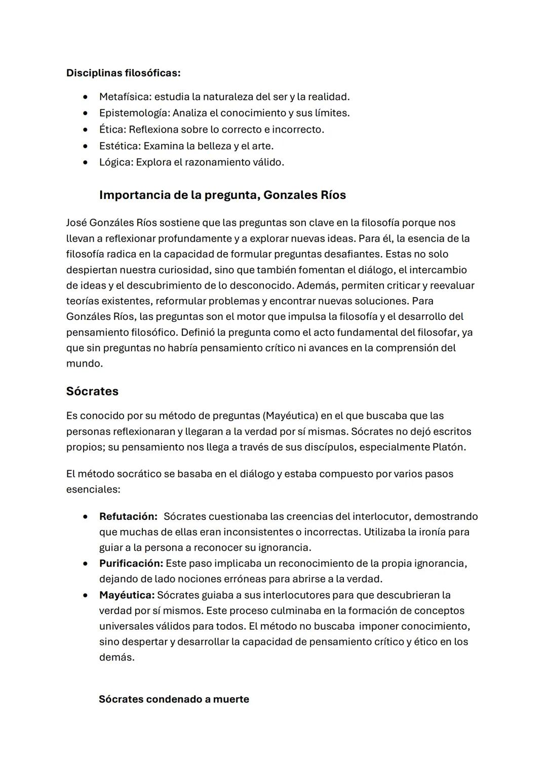 # Resumen Filosofia:
Definición: La palabra Filosofía surge de la expresión "amor al saber" y algunos la
definen como la "madre de las cienc
