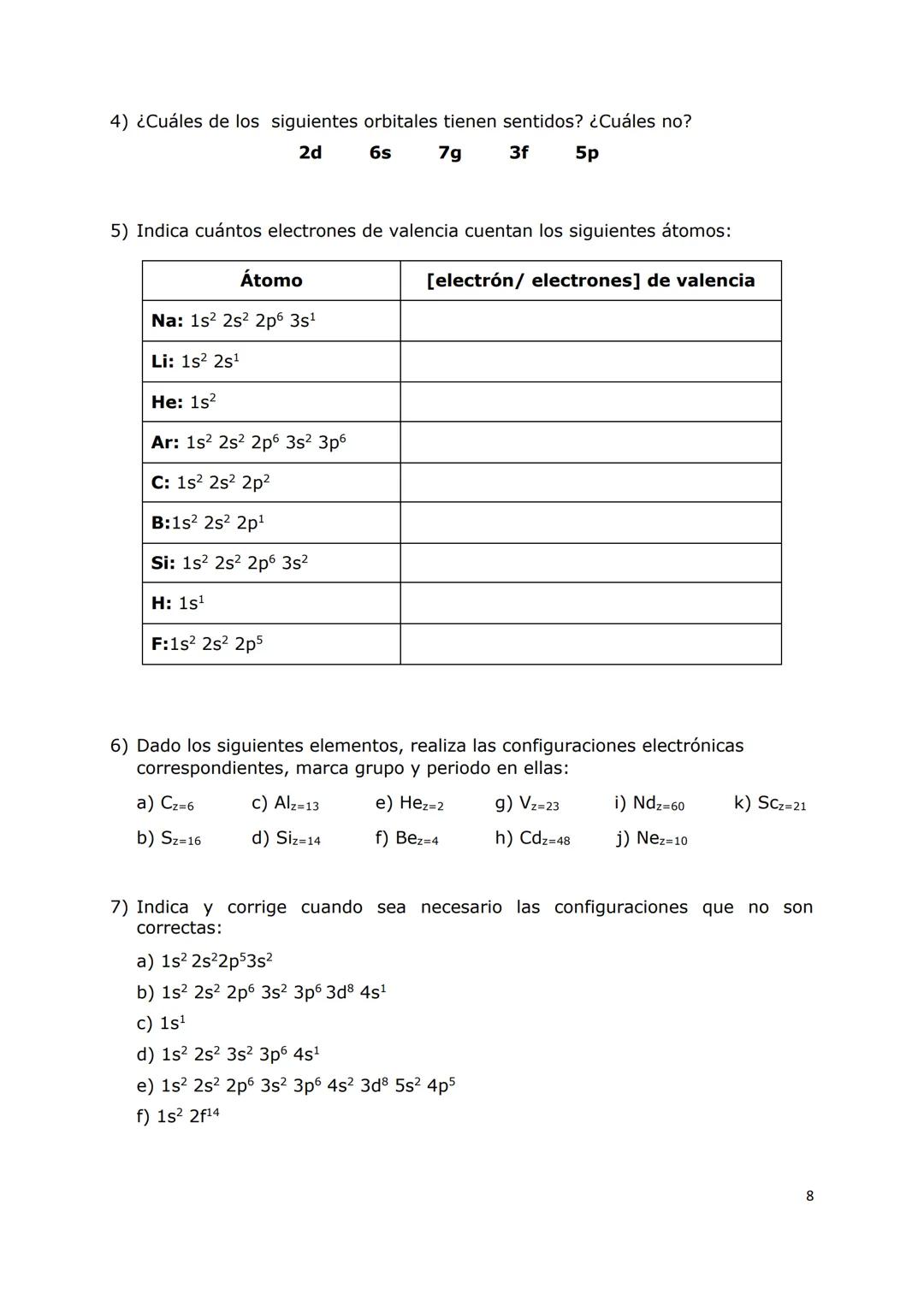 # CONFIGURACION ELECTRÓNICA
El Modelo atómico de Bohr explicaba satisfactoriamente los espectros de
absorción y de emisión de los elementos.
