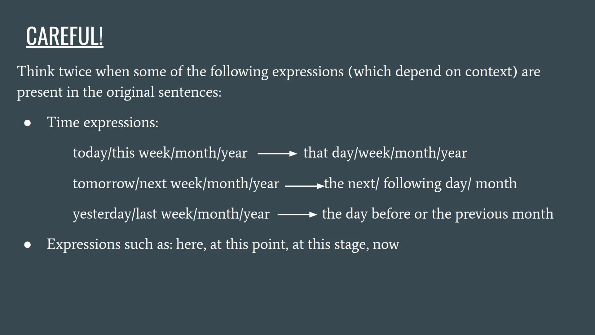 # REPORTED SPEECH
...
BACKSHIFTING, MODALS AND QUESTIONS So...what is Reported Speech?
• Reported Speech, also known as indirect speech,