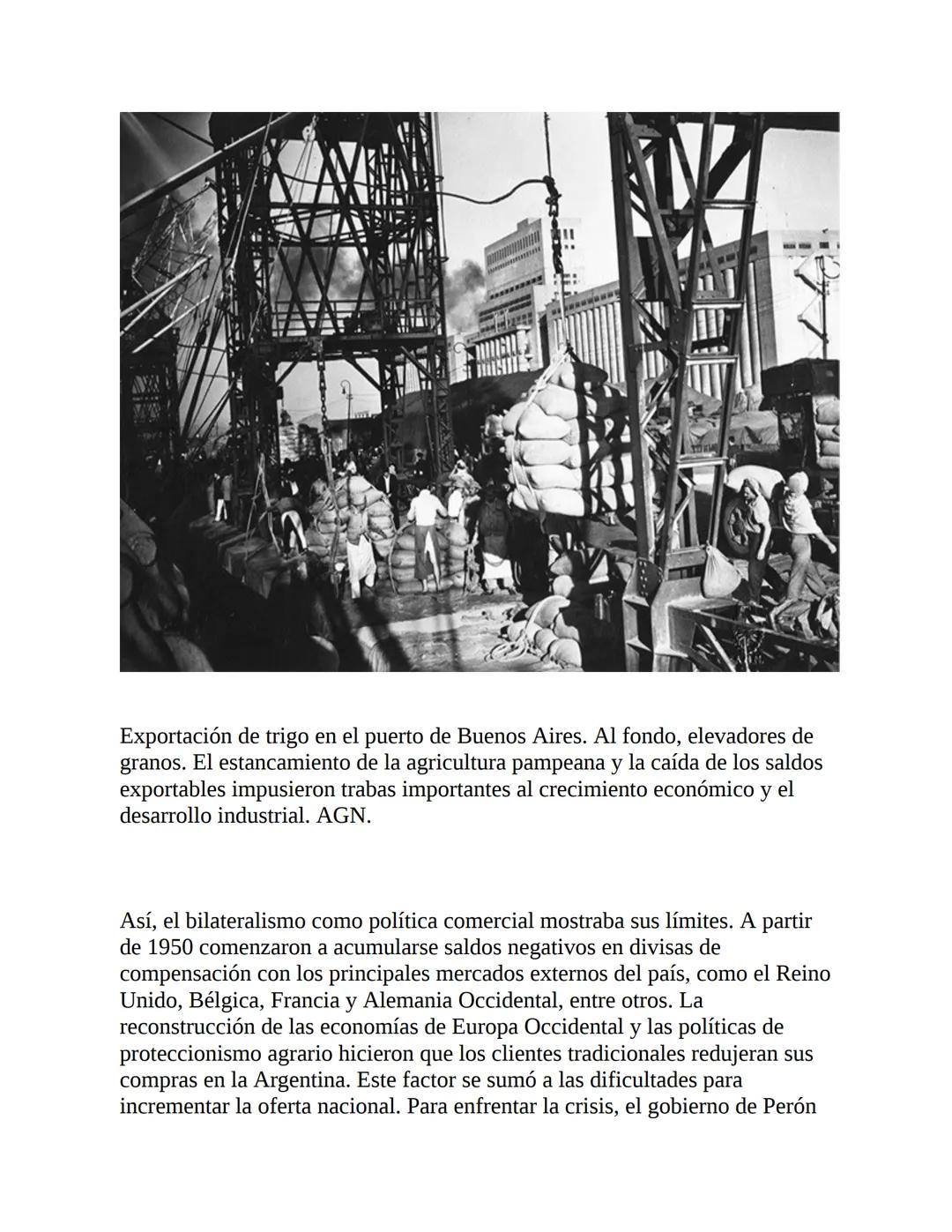 3. La economía del primer peronismo (1946-1955)
La década peronista fue -y aún es- un período clave para explicar el
desenvolvimiento de la