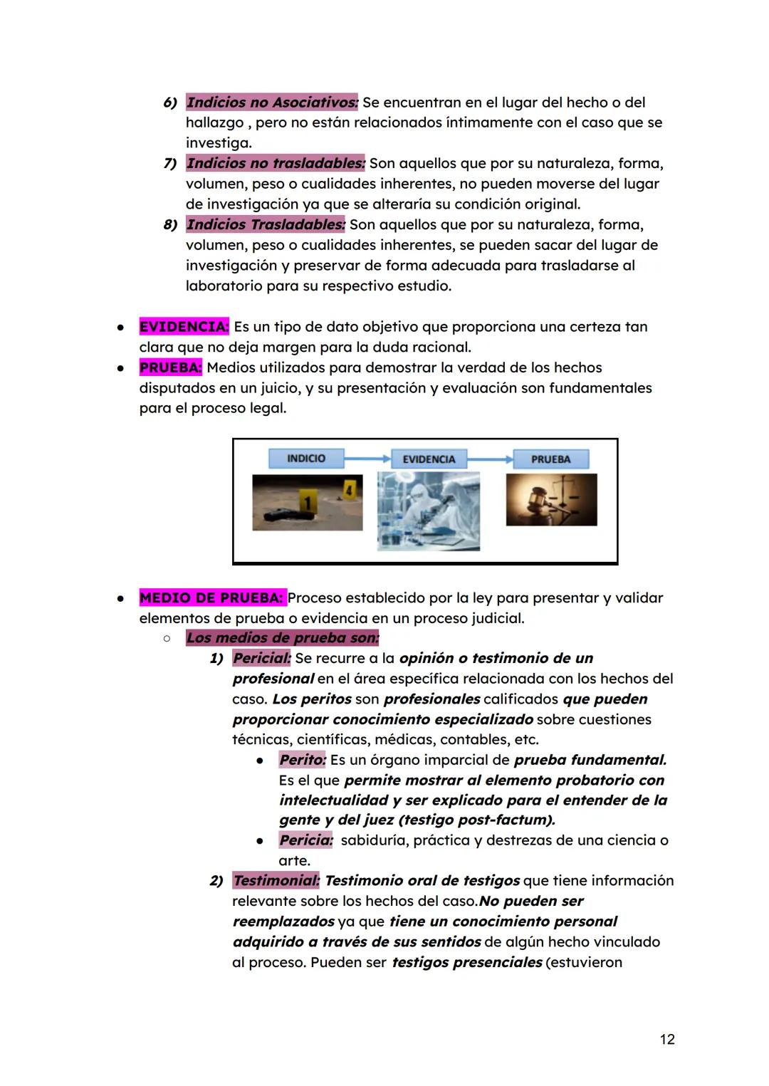 # Unidad Número 1
La CRIMINALÍSTICA es de importancia en el área de la investigación. Se encarga
de la investigación de un hecho criminal y
