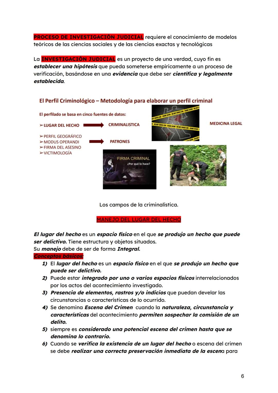 # Unidad Número 1
La CRIMINALÍSTICA es de importancia en el área de la investigación. Se encarga
de la investigación de un hecho criminal y