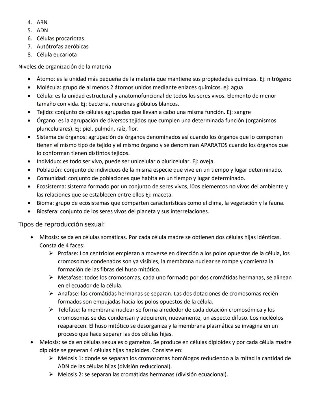 Unidad N°1:
Origen de la vida:
Para explicar el origen de la vida, debemos comprender como inicio todo, comenzando por el inicio del
unive