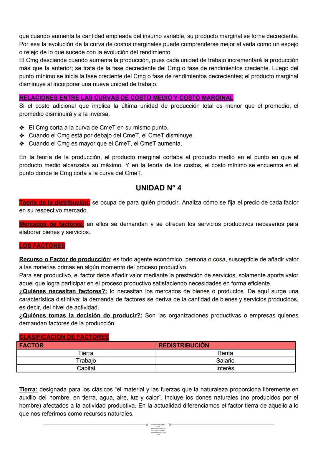 # UNIDAD N° 1
**Economía:** Es una ciencia que estudia las formas de conductas y actividades humanas que se vinculan
con la asignación y ad
