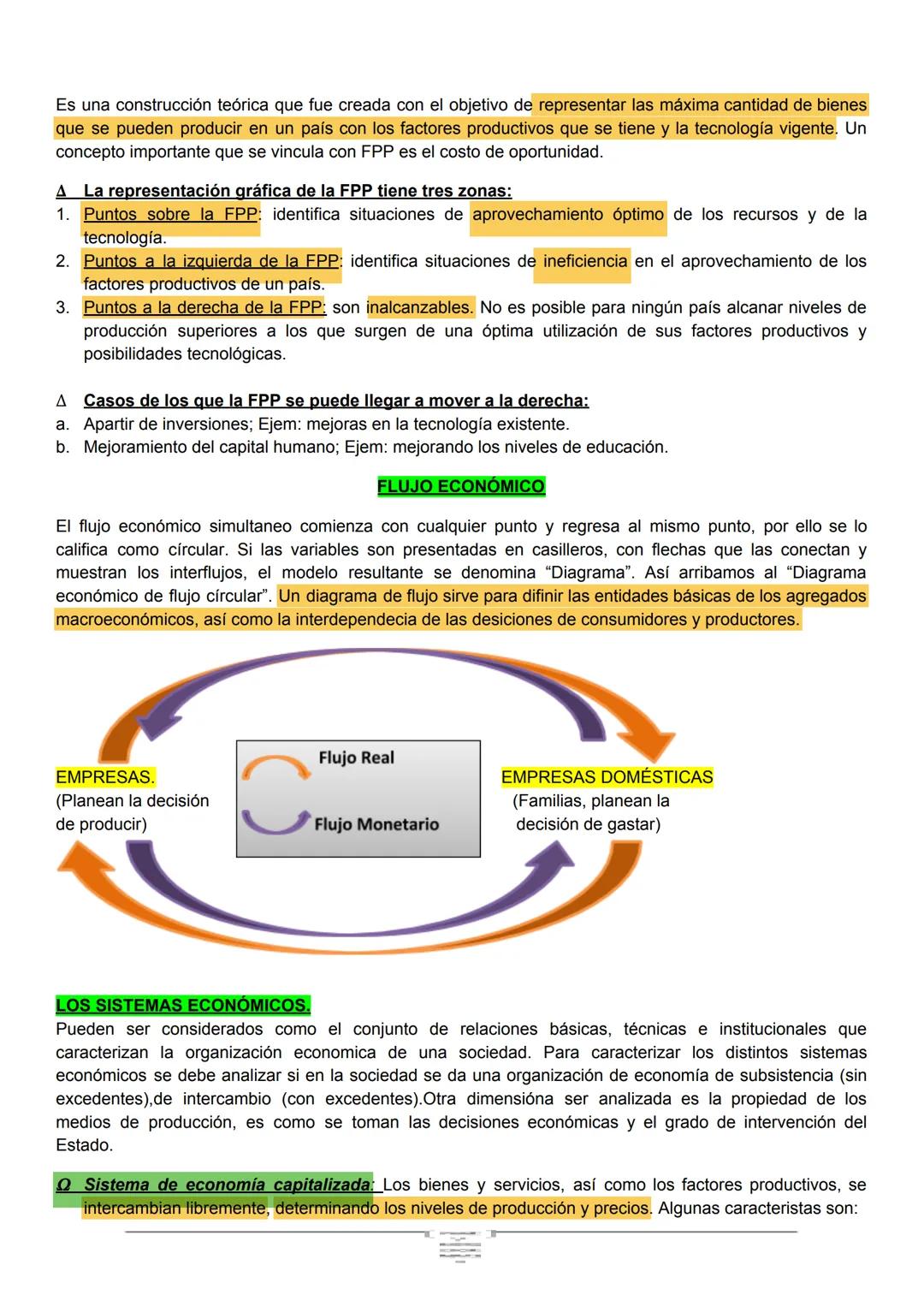 # UNIDAD N° 1
**Economía:** Es una ciencia que estudia las formas de conductas y actividades humanas que se vinculan
con la asignación y ad