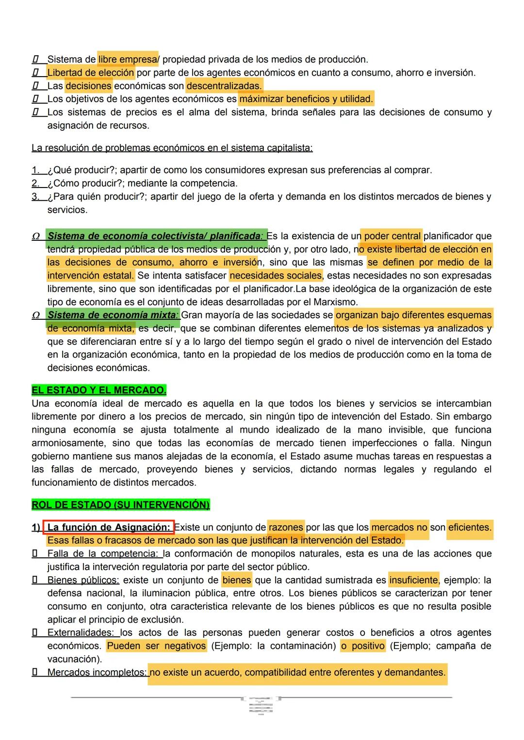 # UNIDAD N° 1
**Economía:** Es una ciencia que estudia las formas de conductas y actividades humanas que se vinculan
con la asignación y ad