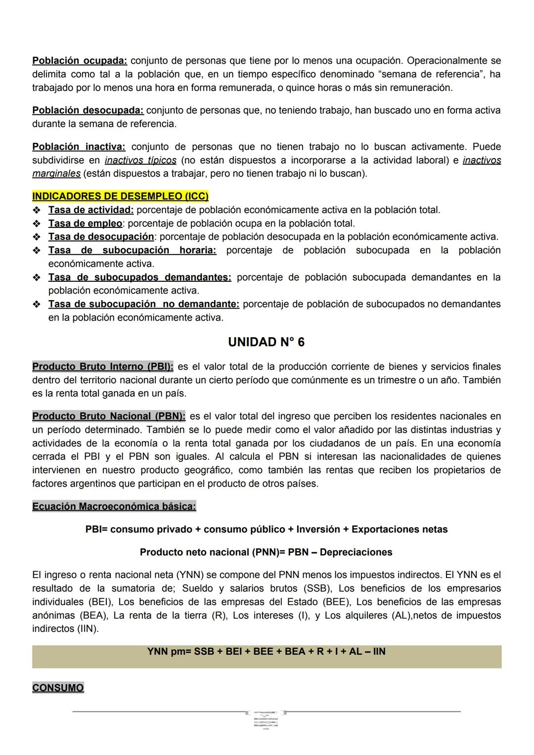 # UNIDAD N° 1
**Economía:** Es una ciencia que estudia las formas de conductas y actividades humanas que se vinculan
con la asignación y ad