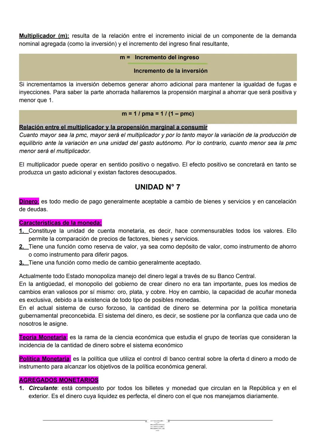 # UNIDAD N° 1
**Economía:** Es una ciencia que estudia las formas de conductas y actividades humanas que se vinculan
con la asignación y ad