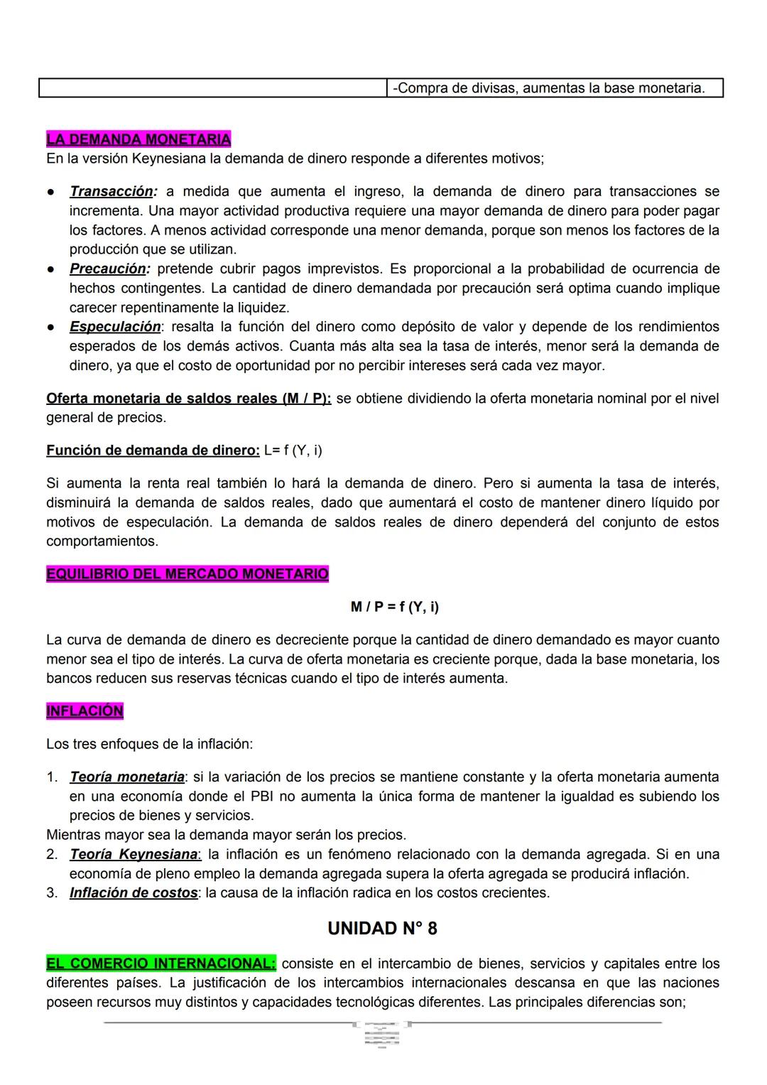 # UNIDAD N° 1
**Economía:** Es una ciencia que estudia las formas de conductas y actividades humanas que se vinculan
con la asignación y ad
