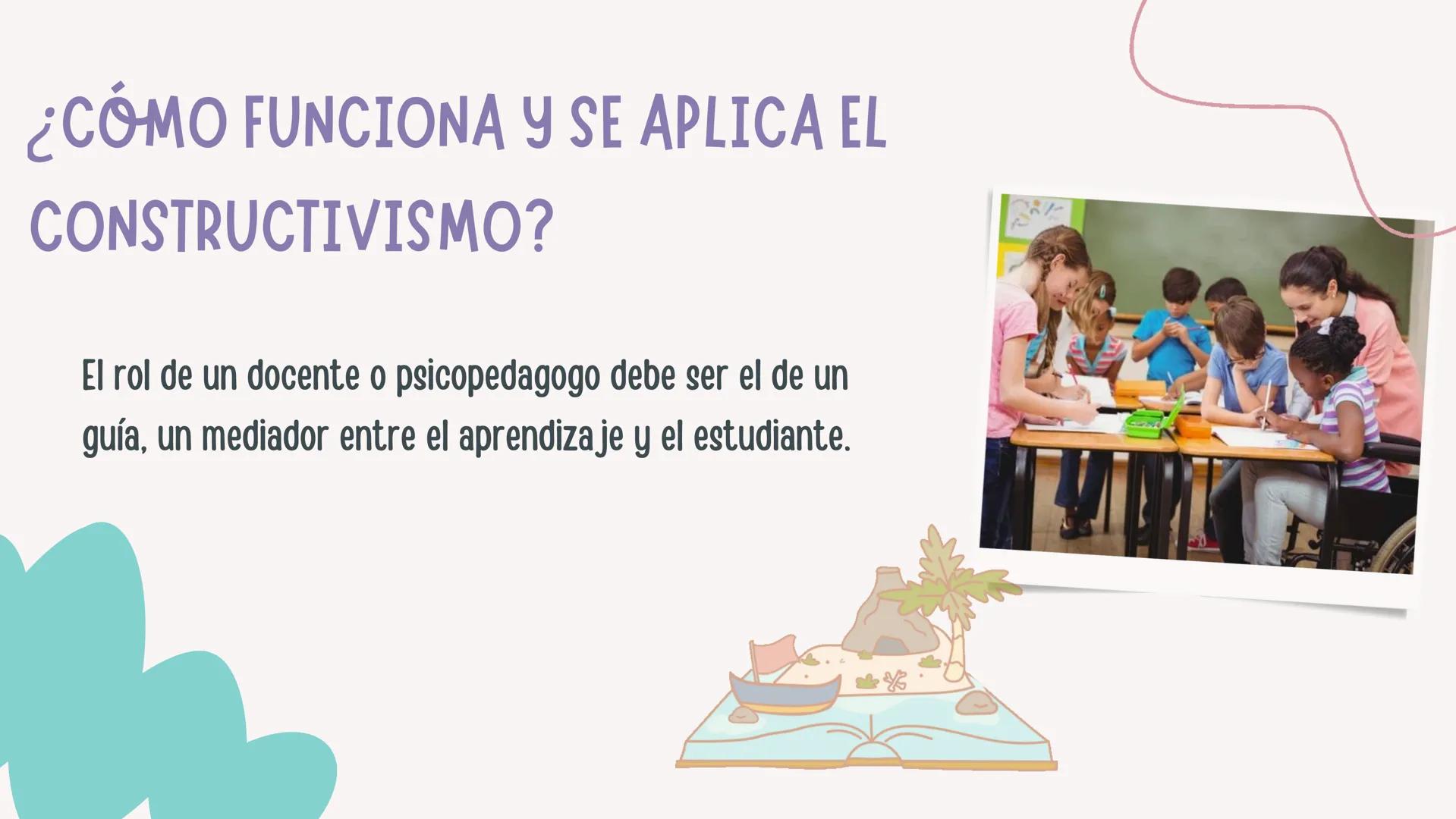 Pedagogía
Constructivista # ¿De que se trata el modelo
constructivista?
El constructivismo es una teoría o corriente
pedagógica, que tiene
