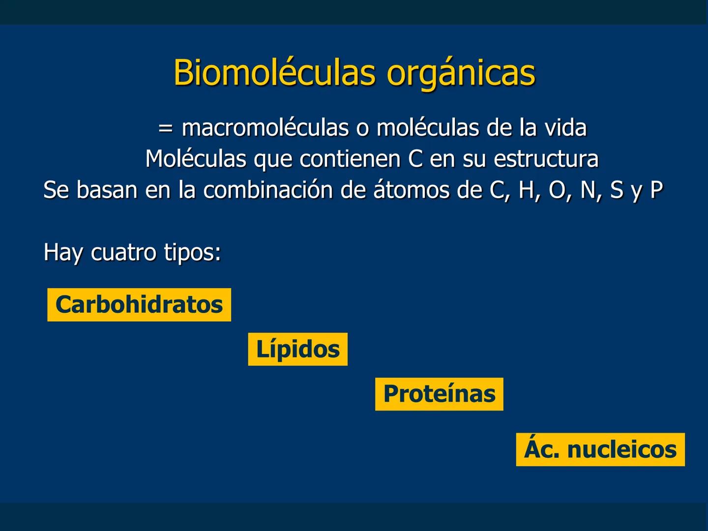 # Biomoléculas
Dra. Catiana Zampini
2019 # ¿Que compartimos todos los seres vivos? # Bioelementos
Elementos químicos que constituyen los se
