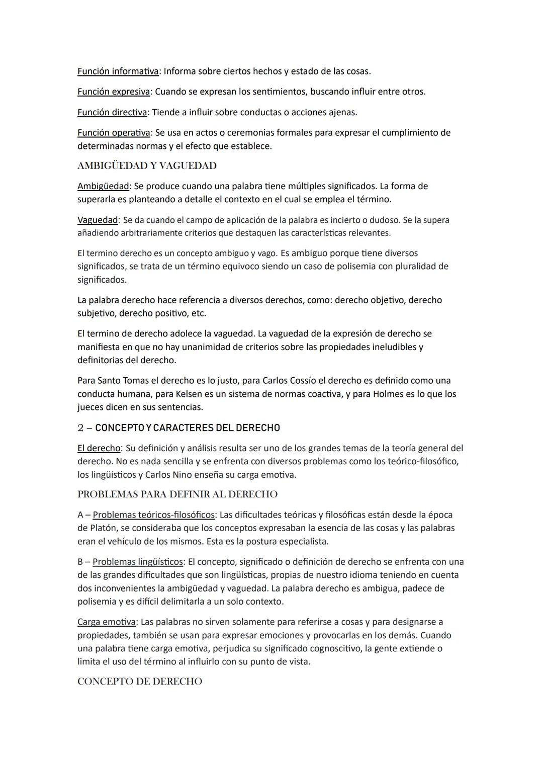--- OCR Start ---
RESUMEN TEORIA DEL DERECHO Y JUSTICIA
CATEDRA B
• UNIDAD 1:
1- EL LENGUAJE Y SU IMPORTANCIA EN EL DERECHO
DERECHO Y LENGUA