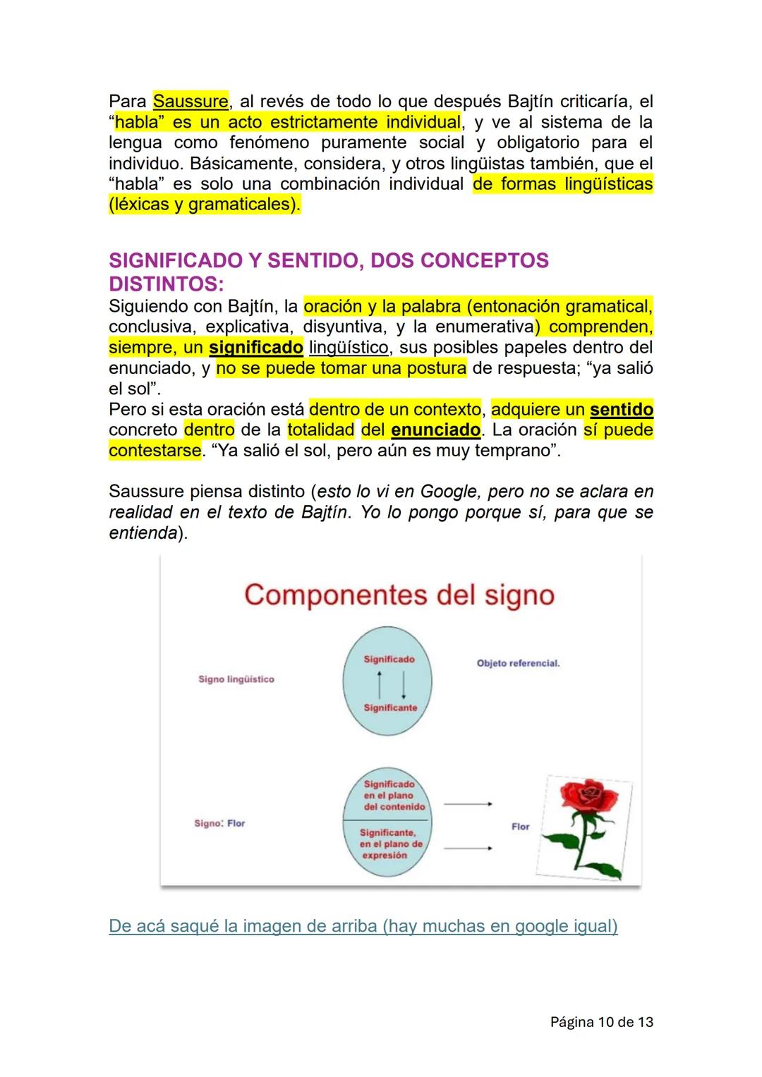 --- OCR Start ---
Cam Vail Cruz.
Herramientas del lenguaje verbal, CINO 2024.
RESUMEN DEL TEXTO TEÓRICO DE BAJTÍN.
(Lo que esté en cursiva e