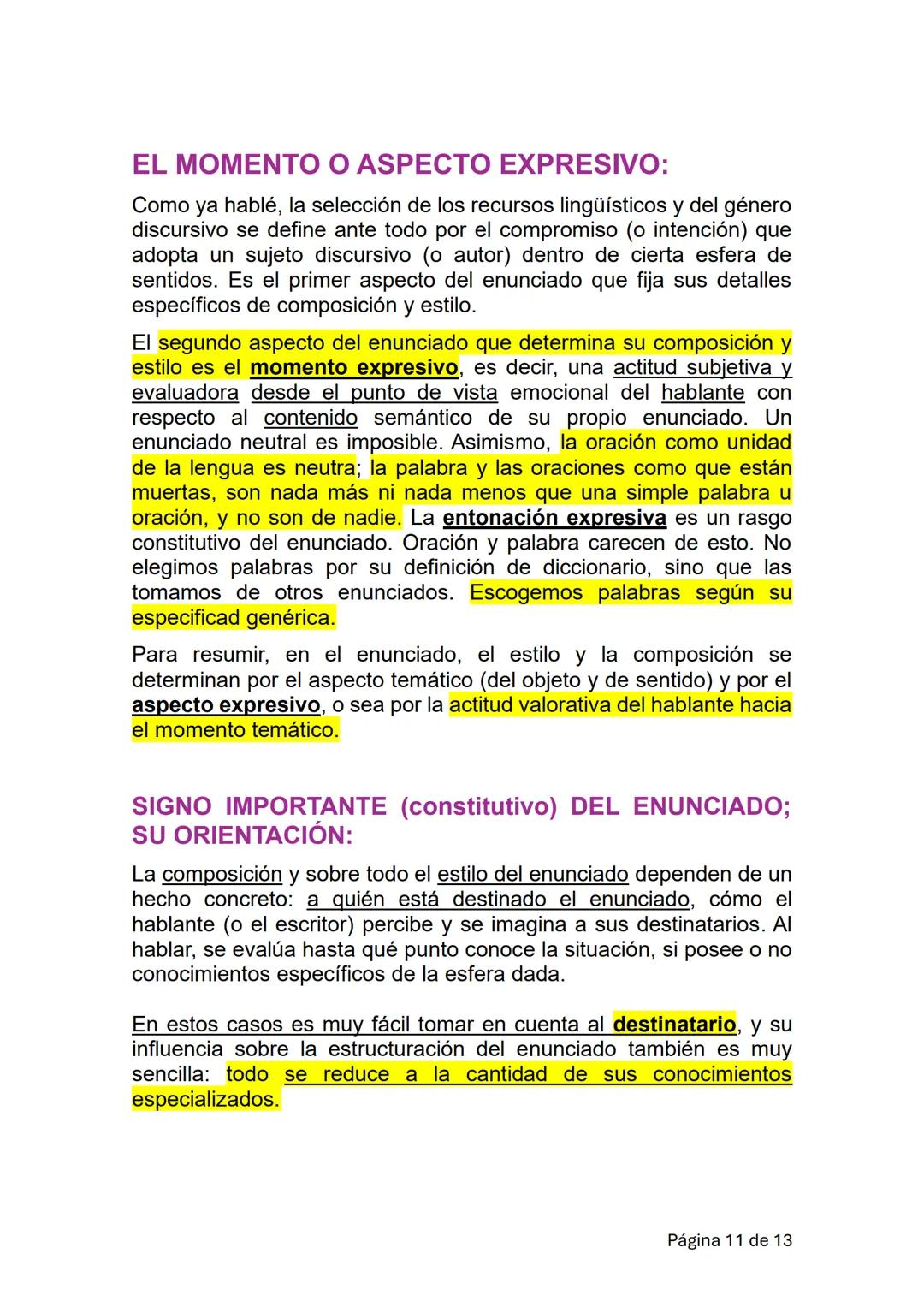 --- OCR Start ---
Cam Vail Cruz.
Herramientas del lenguaje verbal, CINO 2024.
RESUMEN DEL TEXTO TEÓRICO DE BAJTÍN.
(Lo que esté en cursiva e